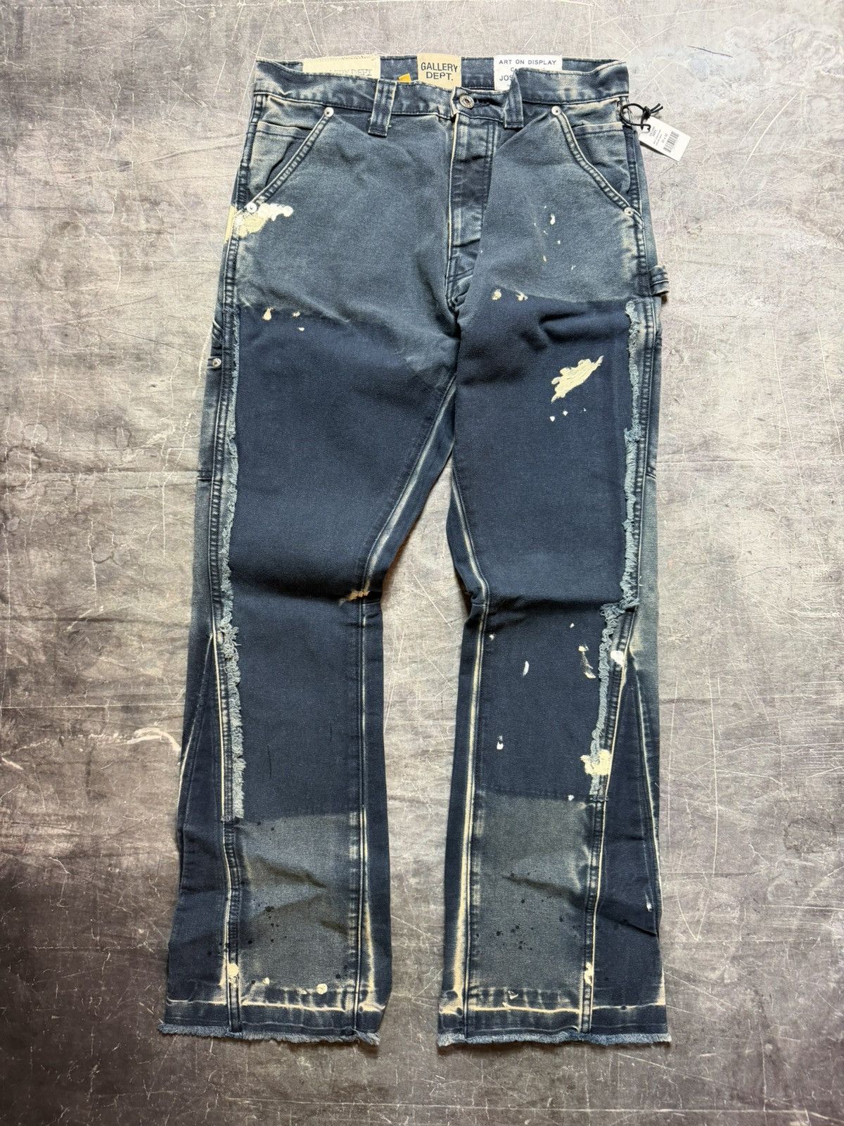 Gallery Dept. LA Flare Carpenter Pants in Navy