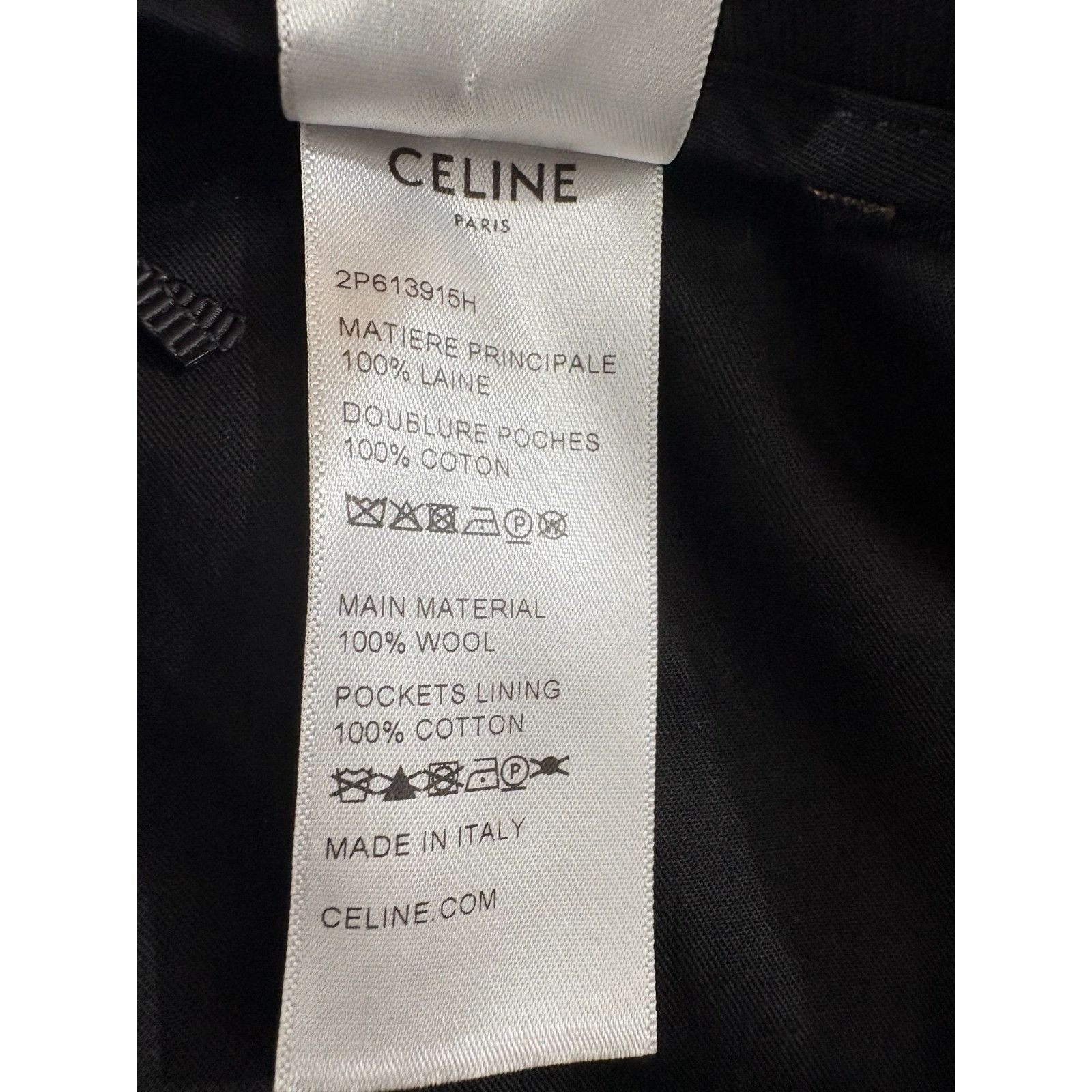 Celine Celine wool plaid wide legs pants size 48 30 US NWT Retail $ Size 30" / US 8 / IT 44 - 4 Thumbnail