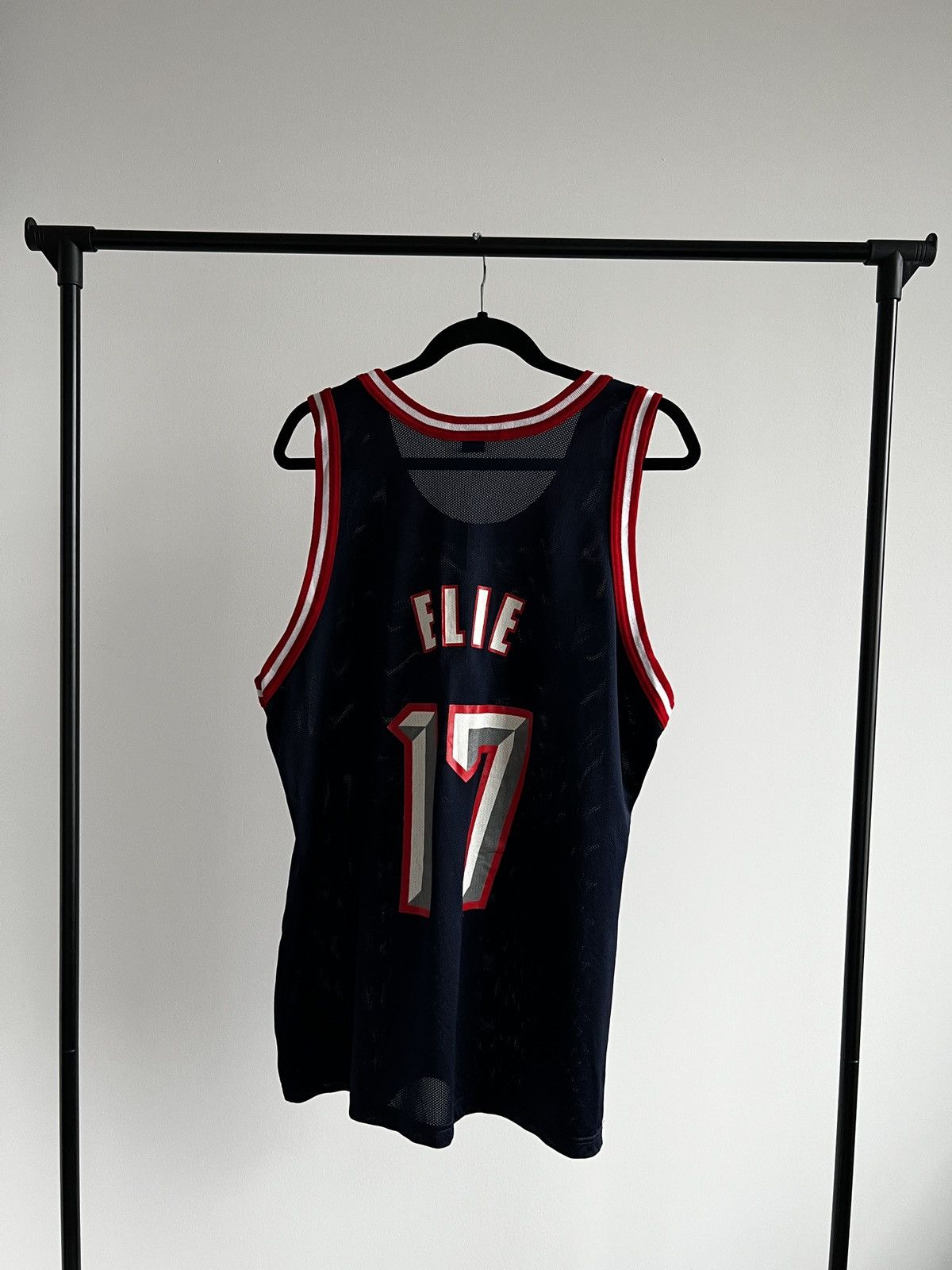 Champion MARIO ELIE Houston Rockets Vintage Champion Jersey 44 NBA Size US L / EU 52-54 / 3 - 2 Thumbnail