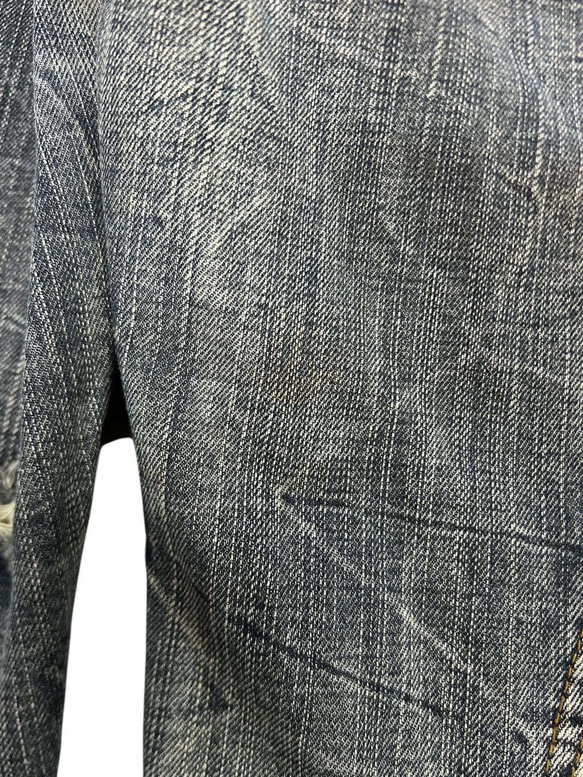 semanticdesign Vintage Semantic Design Clawmark Distressed Flare Jeans Size US 31 - 11 Thumbnail