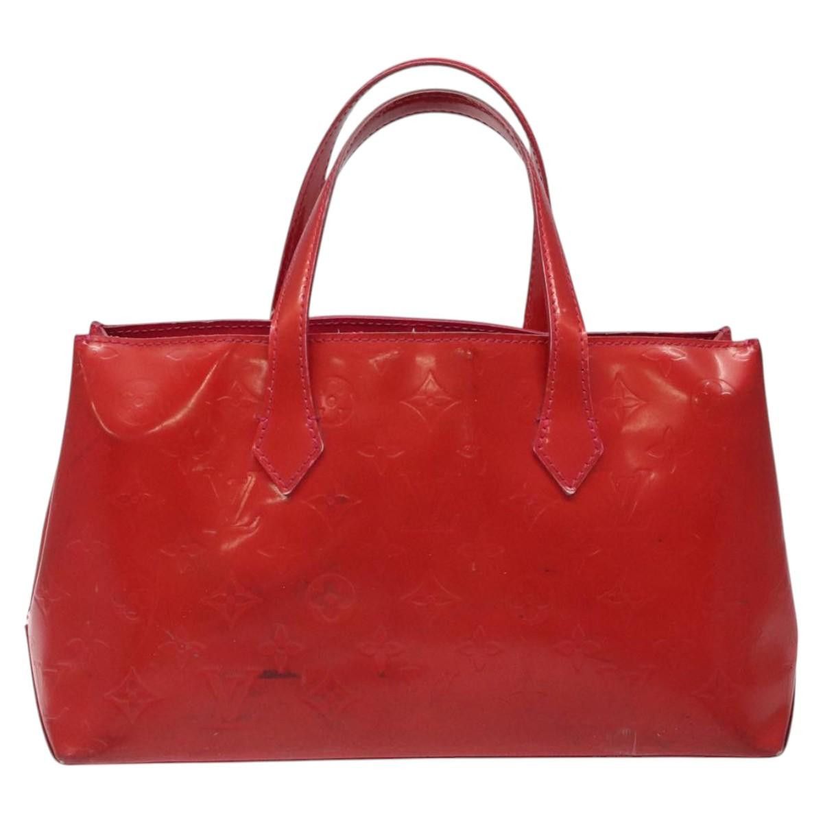 Louis Vuitton LOUIS VUITTON Monogram Vernis Wilshire PM Hand Bag Rose Pop Size ONE SIZE - 2 Thumbnail