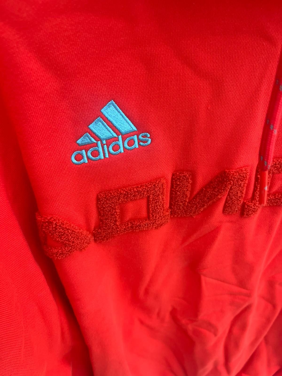 Adidas × Gosha Rubchinskiy Logo Embroidered Cowl Neck Sweater in Orange Size US M / EU 48-50 / 2 - 3 Thumbnail