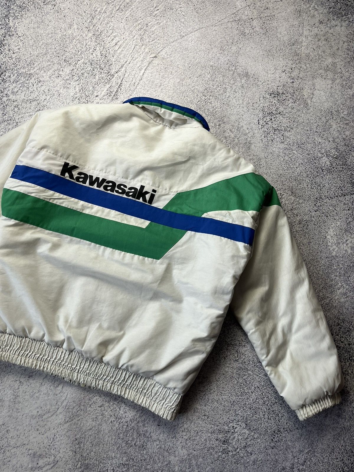 Vintage RARE Kawasaki Moto Y2K Racing Rider Naked Jacket Size US M / EU 48-50 / 2 - 23 Thumbnail