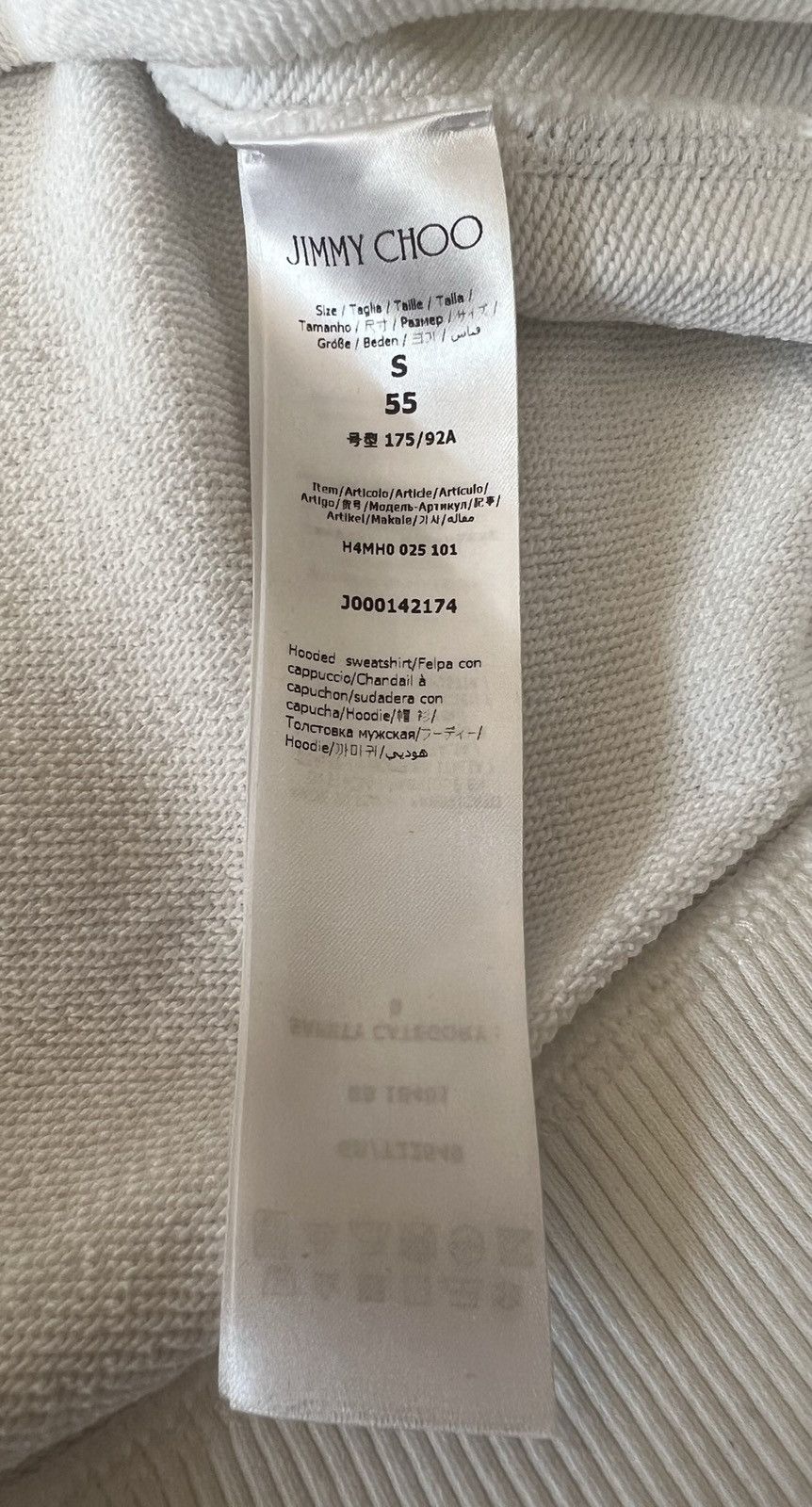 Jimmy Choo Jimmy Choo hoodie Size US S / EU 44-46 / 1 - 5 Thumbnail