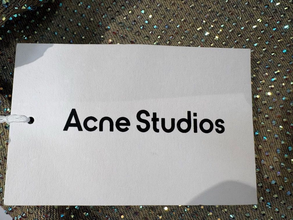 Acne Studios Acne Studios 2021F Crystal Sparkle Diamond-Encrusted Loose Size US 27 - 9 Thumbnail