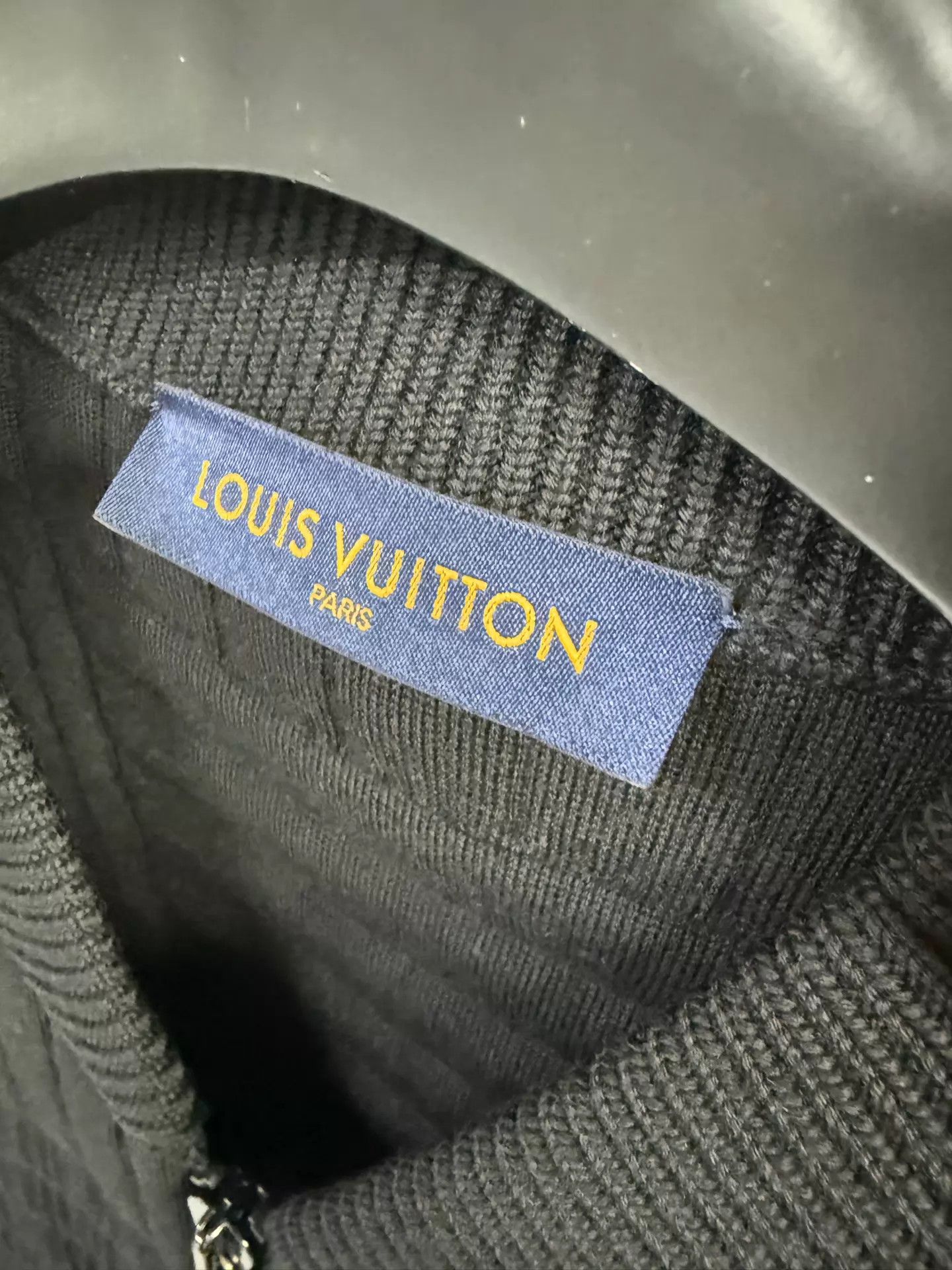 Louis Vuitton LV Damier Wool Baseball Jacket Black XL Size US XL / EU 56 / 4 - 3 Thumbnail