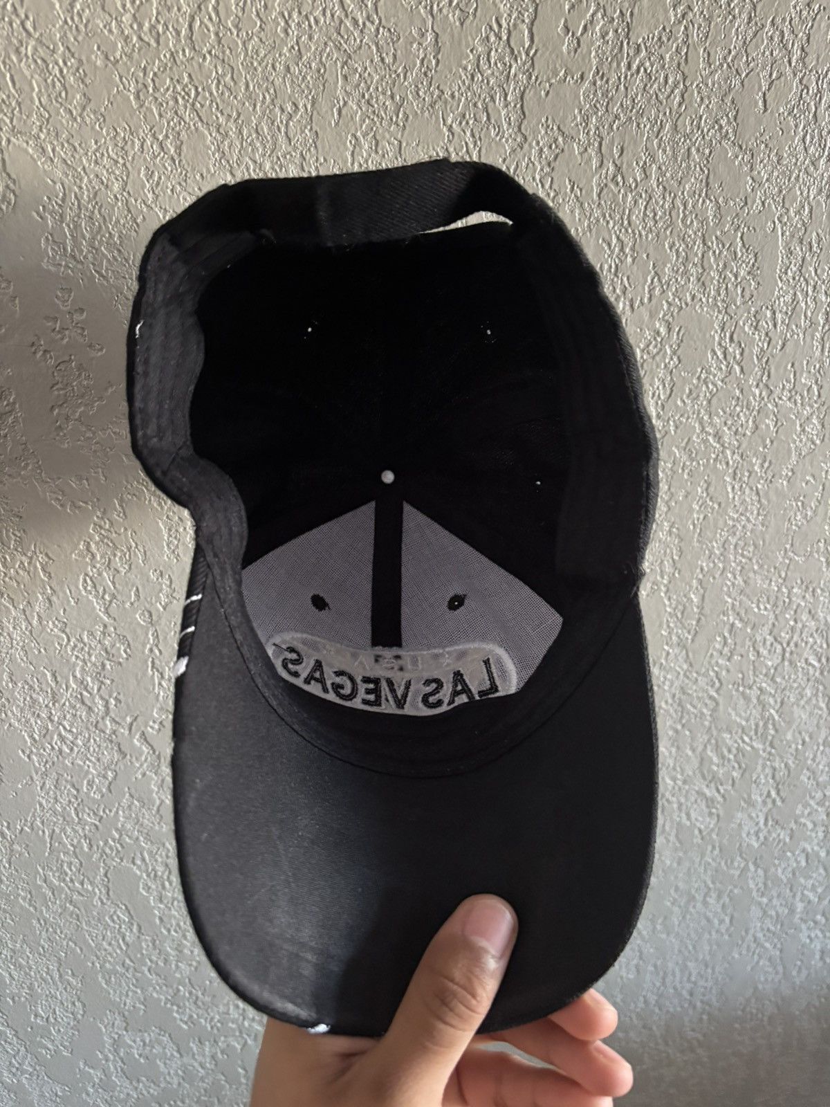 Other Black And White USA Las Vegas Embroidered Dad Hat Size ONE SIZE - 4 Thumbnail