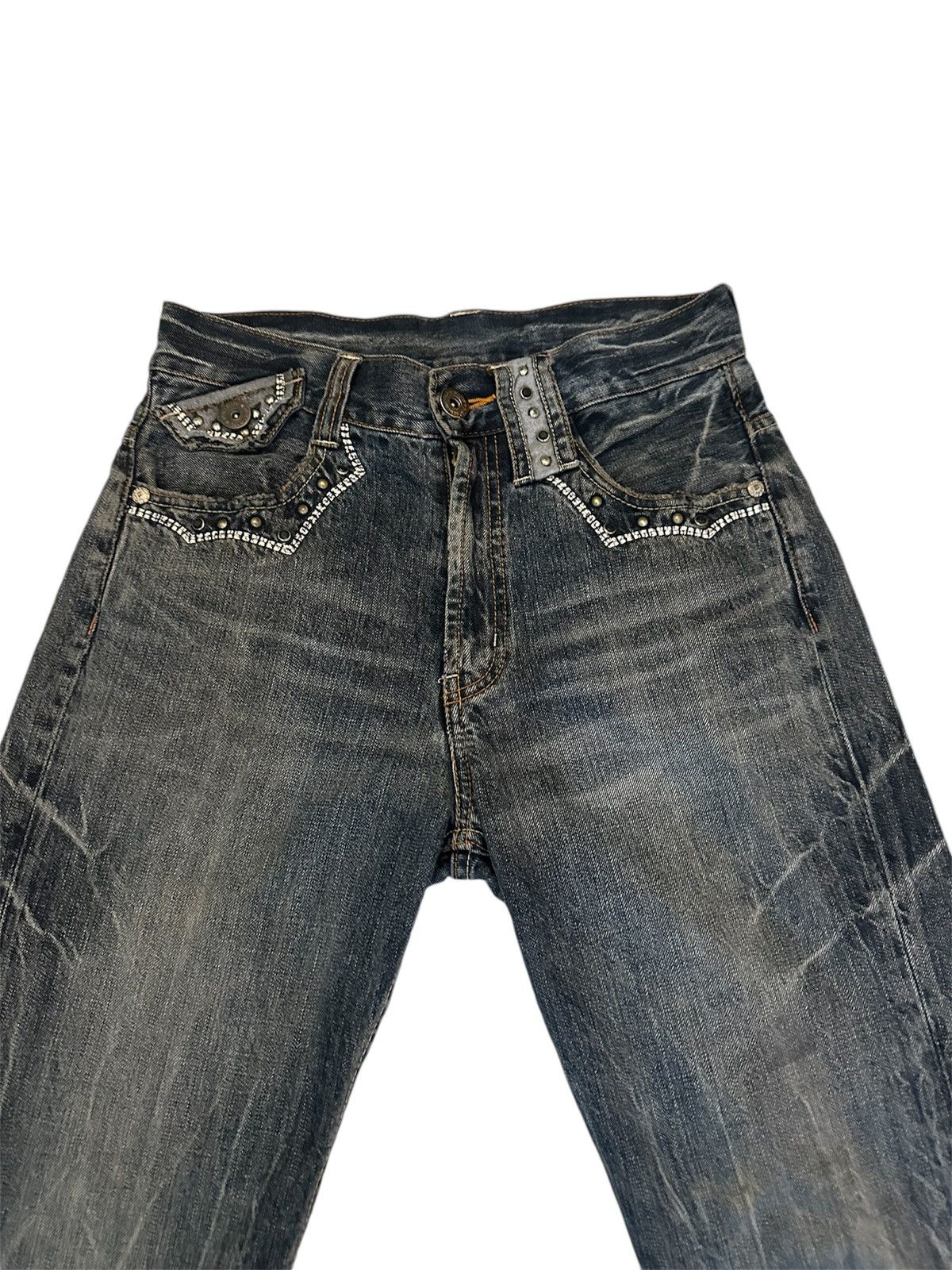 Japanese Brand Distress denim Size US 30 / EU 46 - 3 Thumbnail
