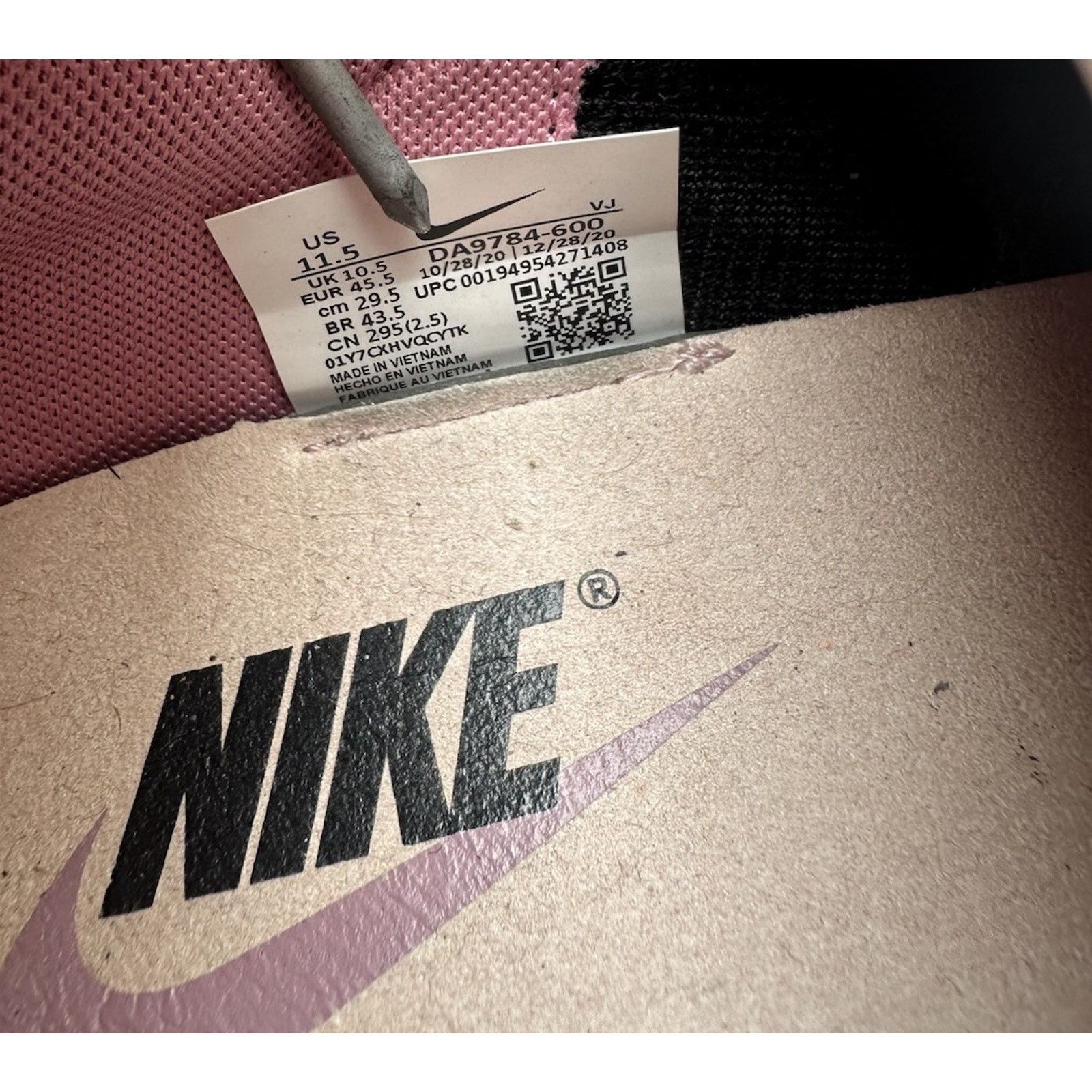 Nike NIKE OVERBREAK SP DARK BEETROOT/BLCK MEN SZ 11.5 Size US 11.5 / EU 44-45 - 11 Thumbnail