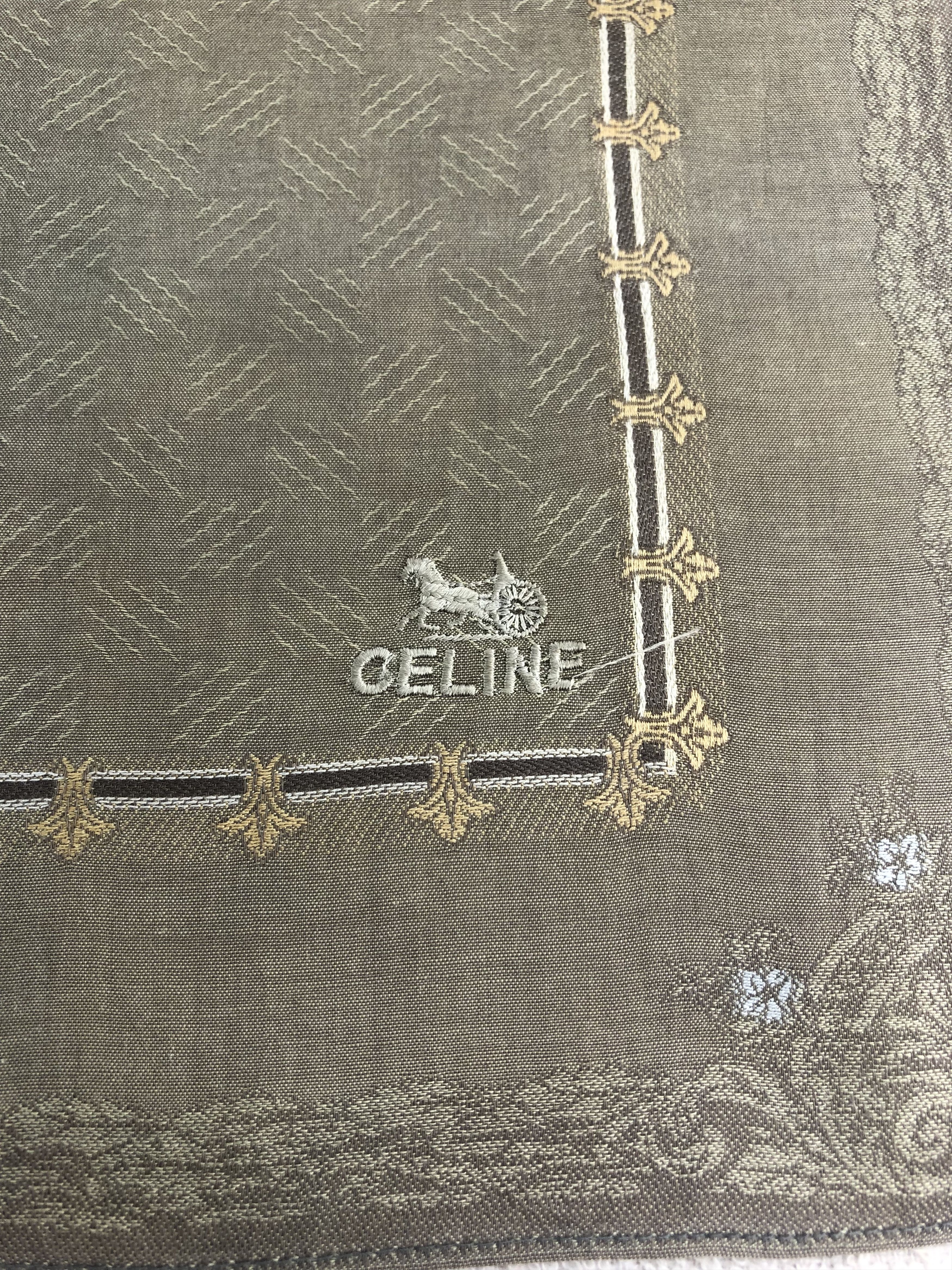 Celine Celine Handkerchief / Bandana / Neckerchief C116 Size ONE SIZE - 5 Thumbnail