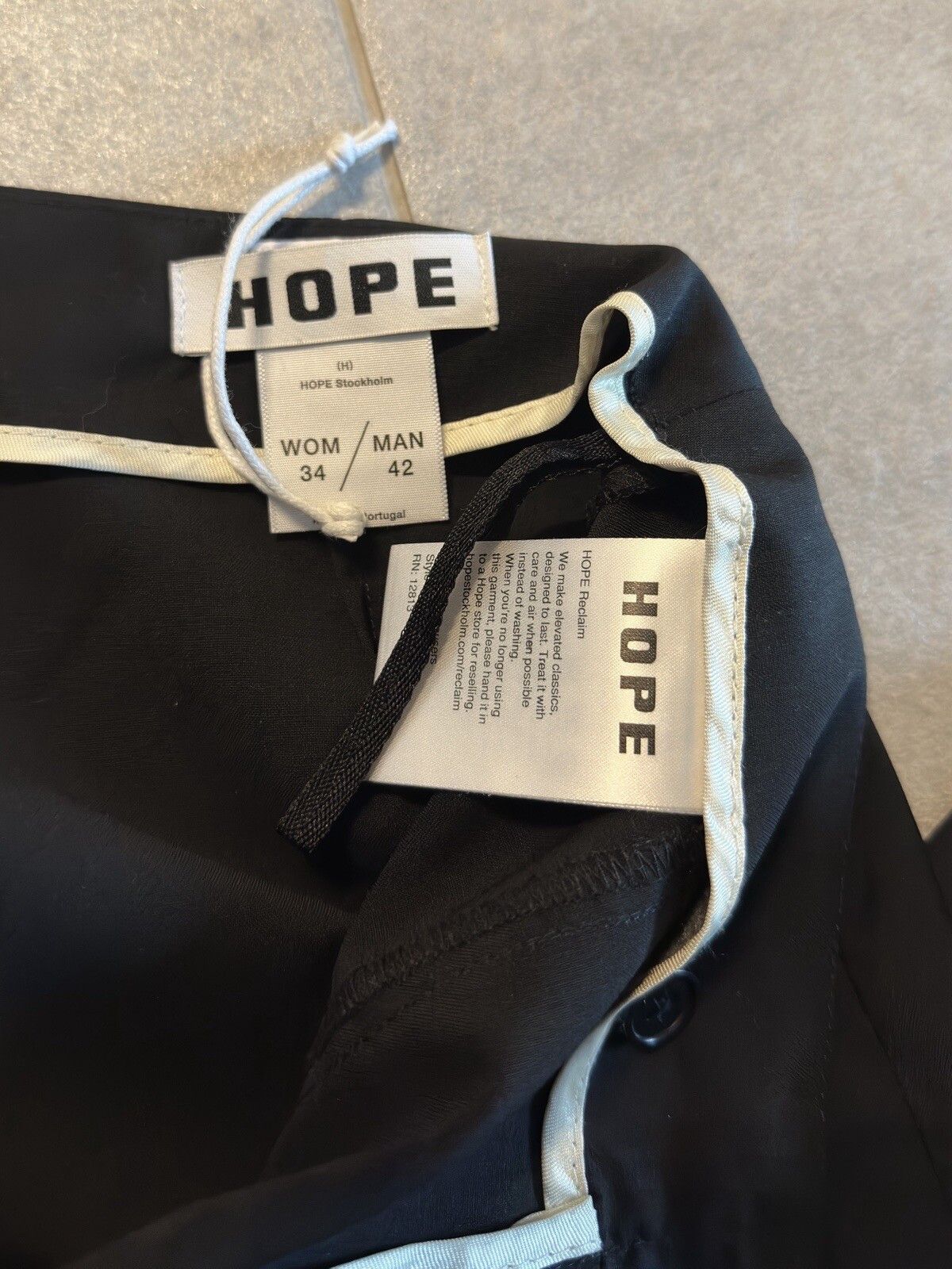 Hope Hope Stockholm Reclaim Wool Trousers Hight Waist Unisex Size 25" / US 0 / IT 36 - 12 Thumbnail