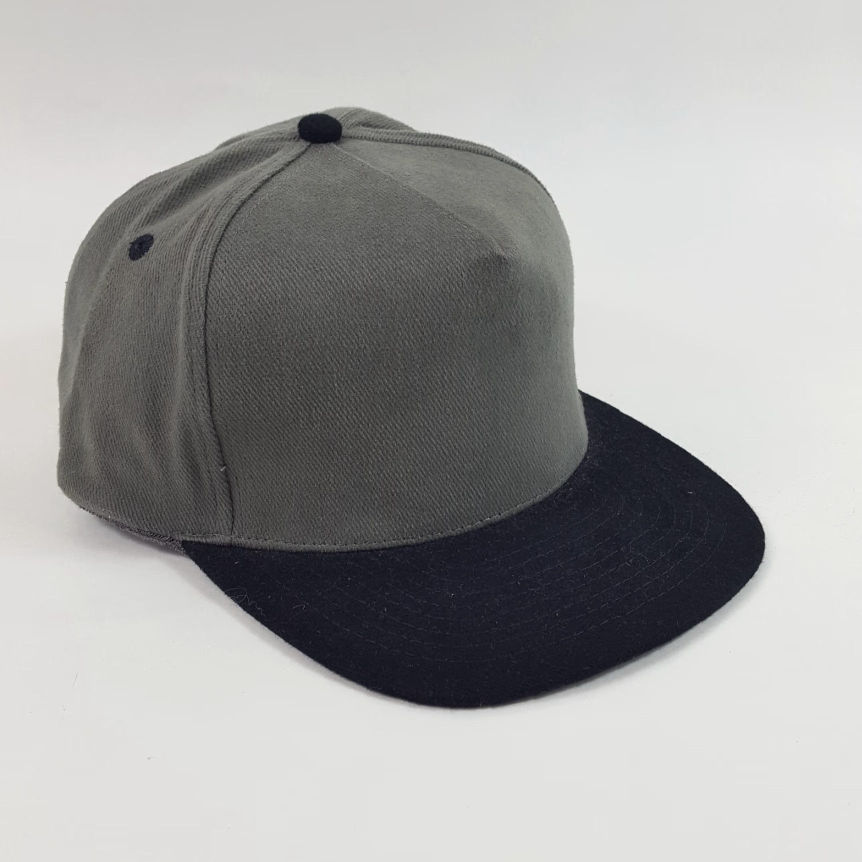 Vintage VINTAGE Otto Baseball Cap Hat One Size Gray Structured Snapback Adjustable 90s 00s USA Baseball Cap Mens Size ONE SIZE - 2 Thumbnail