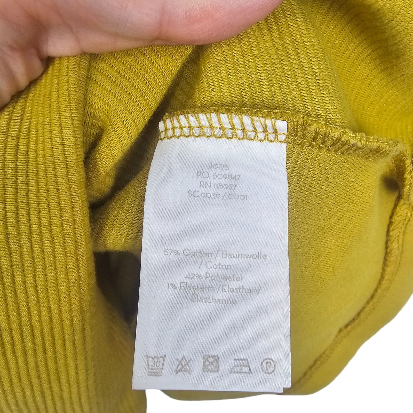 Boden Boden Womens Sarah Ottoman Knit Top 6 Mustard Preppy Classic Size M / US 6-8 / IT 42-44 - 8 Thumbnail