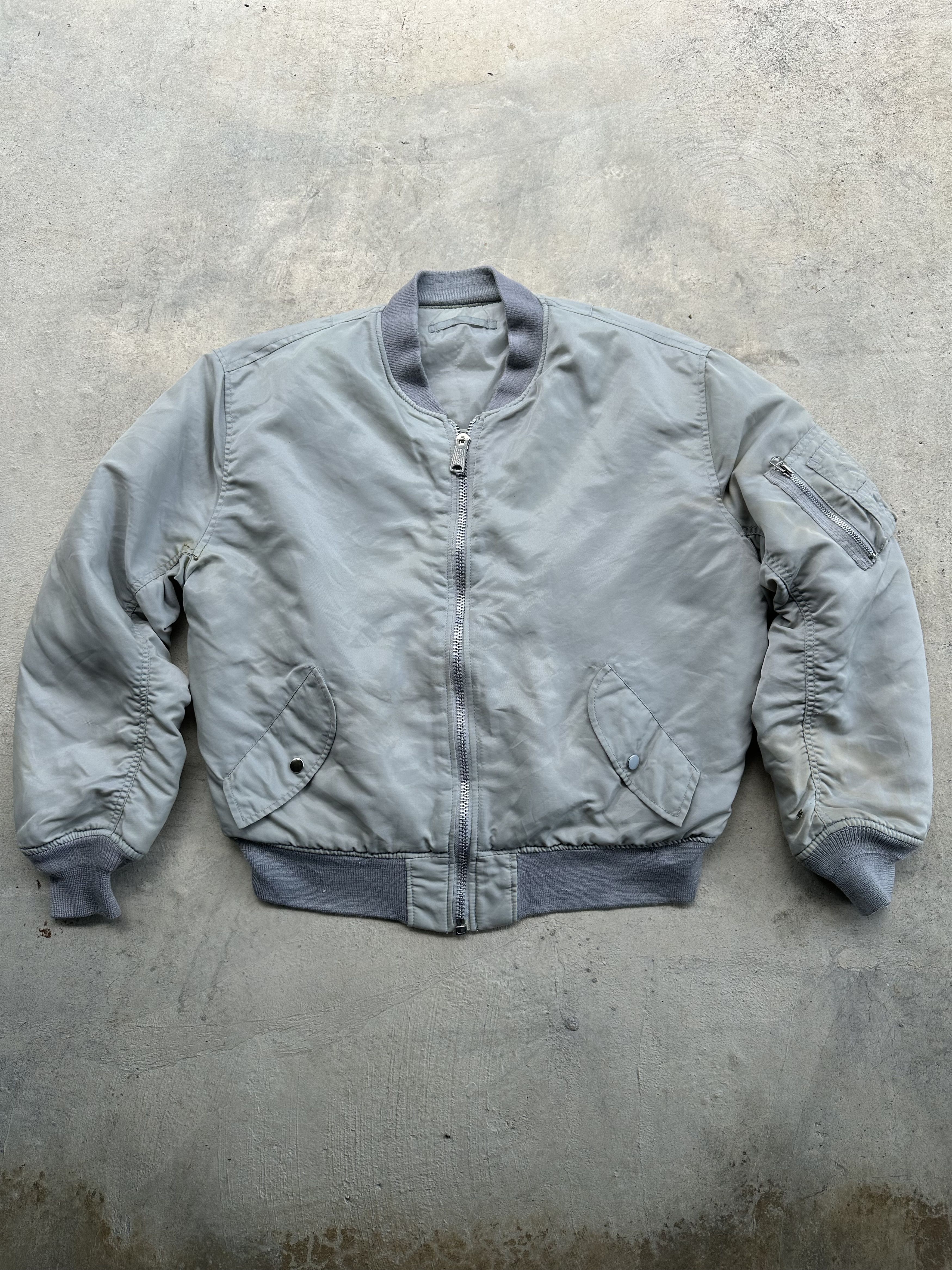 Vintage Vintage 90s MA-1 Reversible Bomber Jacket Flyer’s Men Size US L / EU 52-54 / 3 - 1 Thumbnail