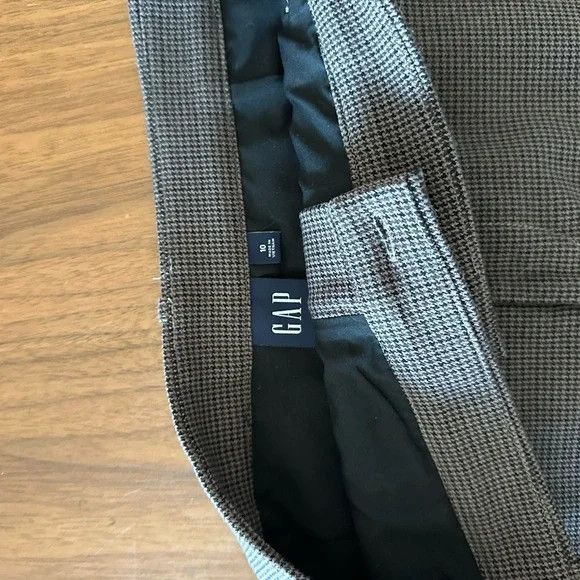 Gap GAP Black and Gray Mini Skirt Size 28" / US 6 / IT 42 - 2 Thumbnail