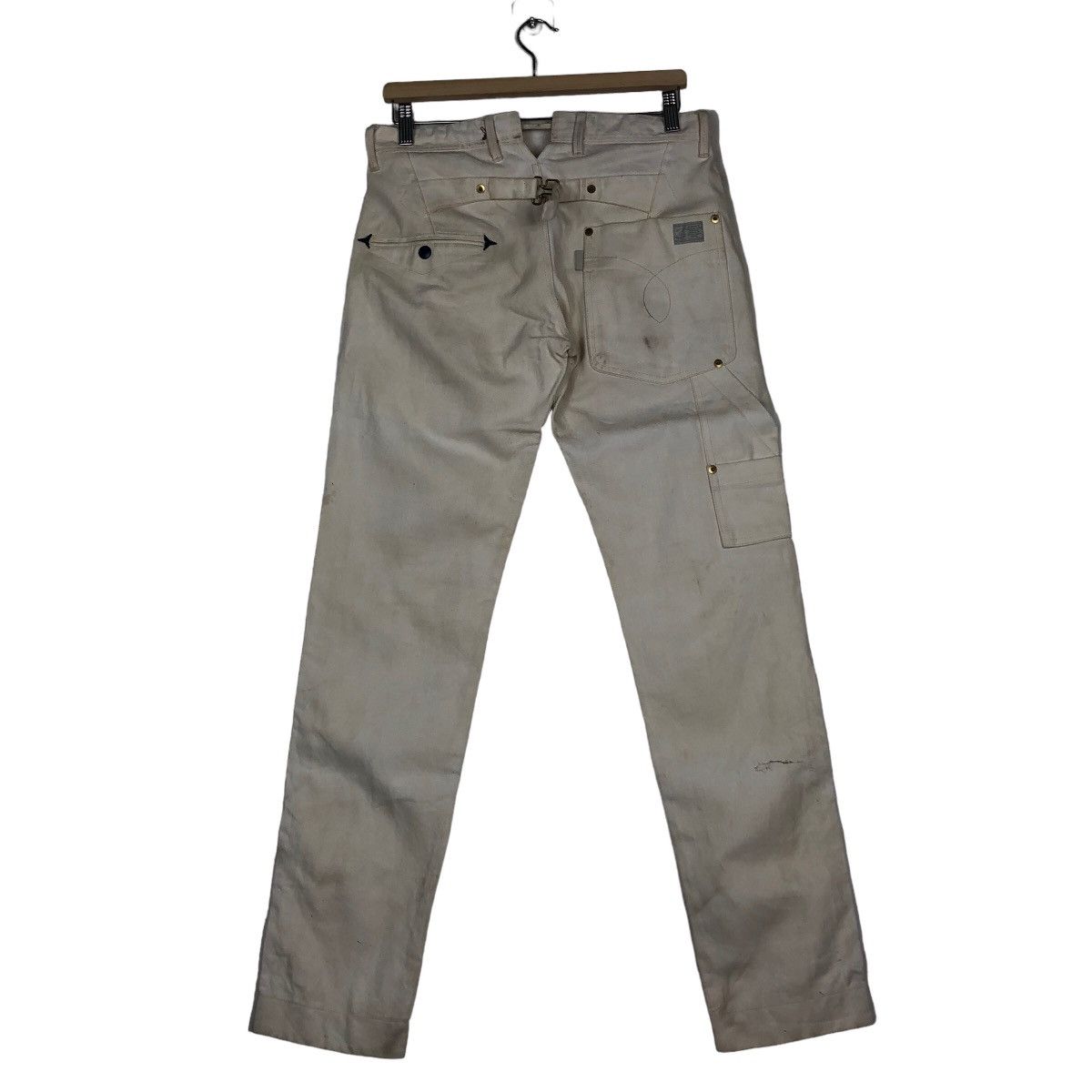 Japanese Brand 🔥Vintage Bush Pants Denim Chore LeFrude Japan Issey Miyake Size US 32 / EU 48 - 8 Thumbnail