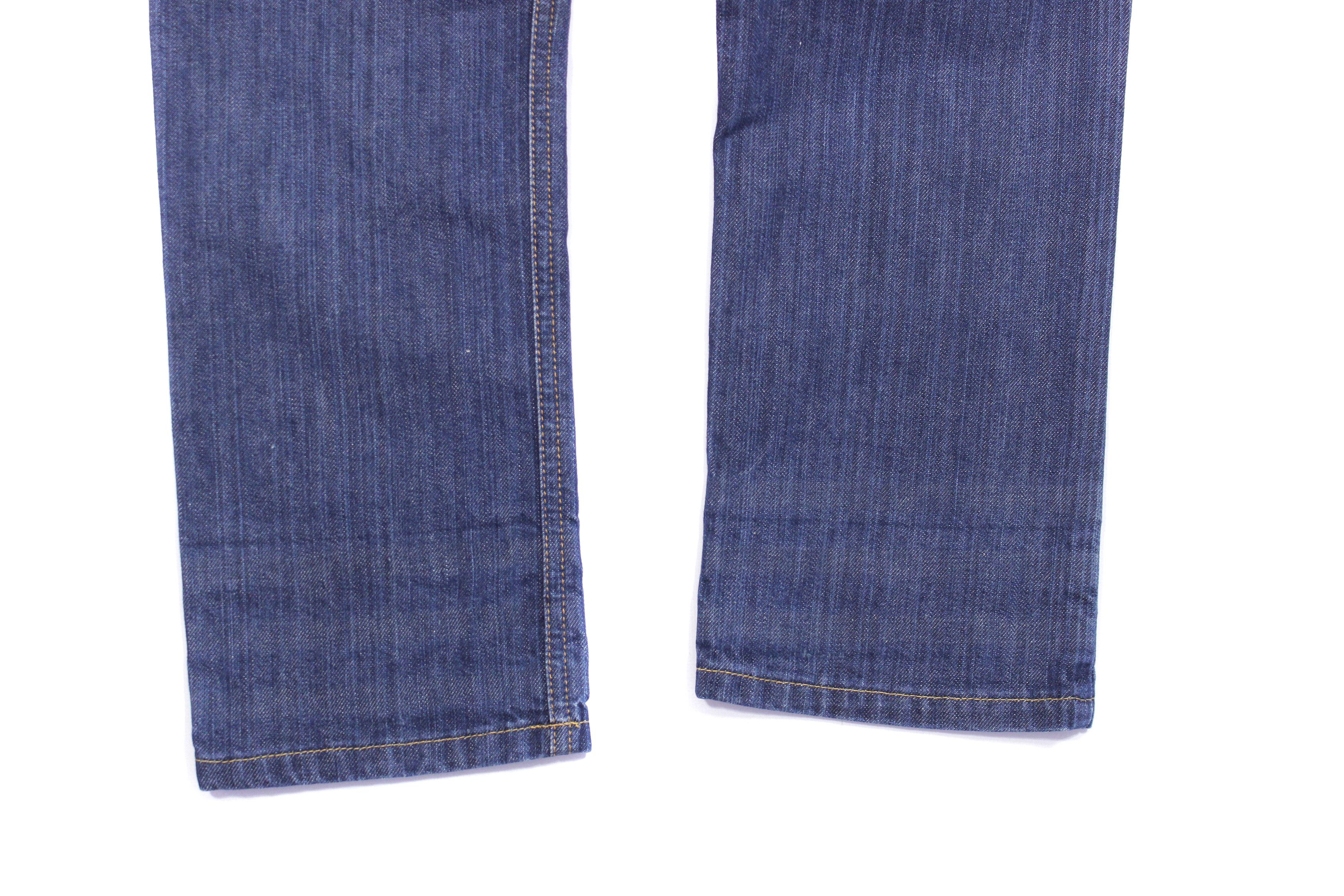 Jean Paul Gaultier Pinstripe Jeans Vintage Size 28" / US 6 / IT 42 - 6 Thumbnail
