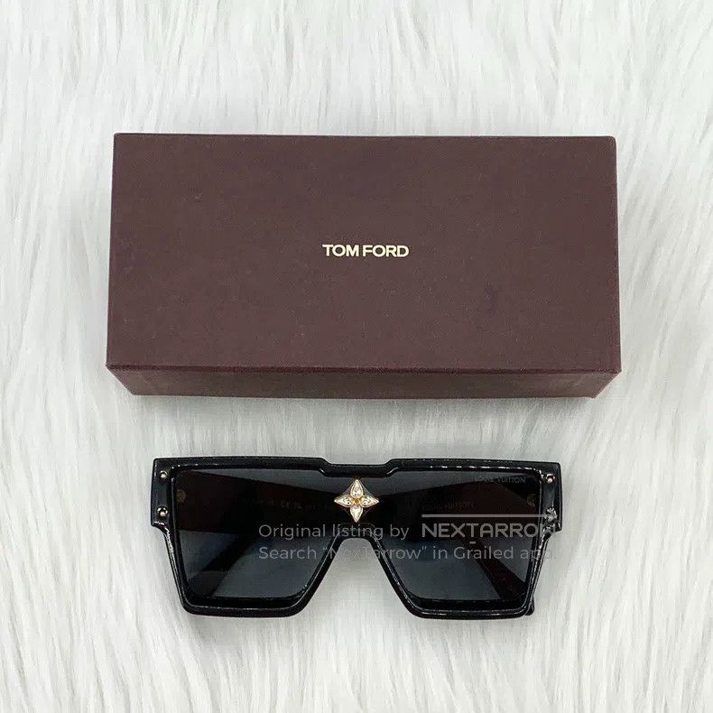 Louis Vuitton Louis Vuitton Black presbyopic diamond frame sunglasses su Size ONE SIZE - 9 Thumbnail
