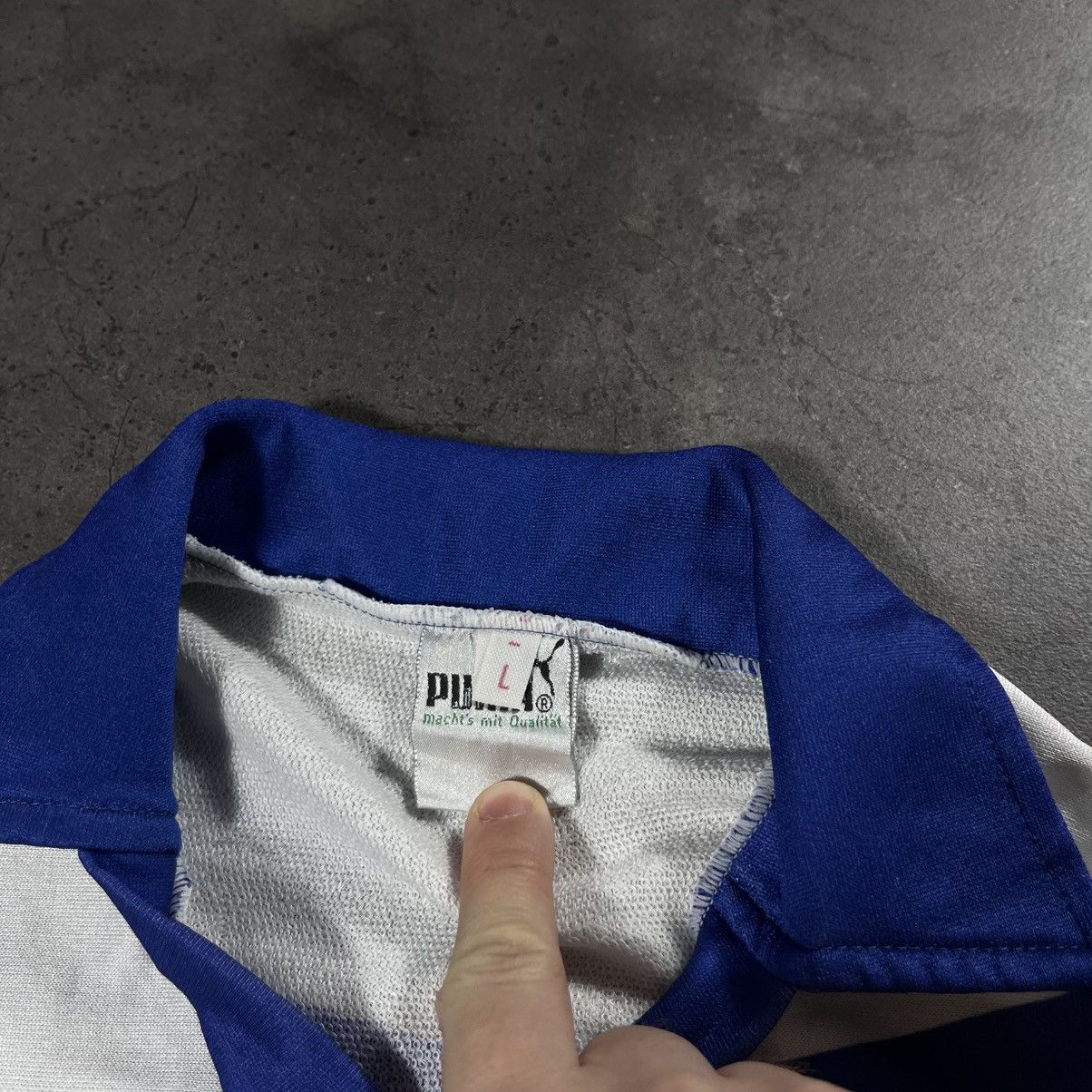 Puma Vintage 90s Puma Template Longsleeve Jersey Tee Blokecore Size US L / EU 52-54 / 3 - 7 Thumbnail