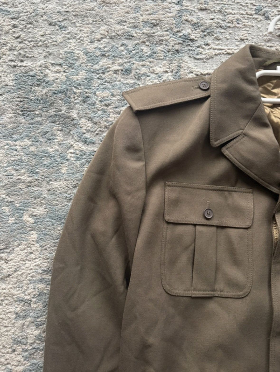 Other BOXY Vintage Military Jacket Cropped 90s Polizei Size US S / EU 44-46 / 1 - 6 Thumbnail