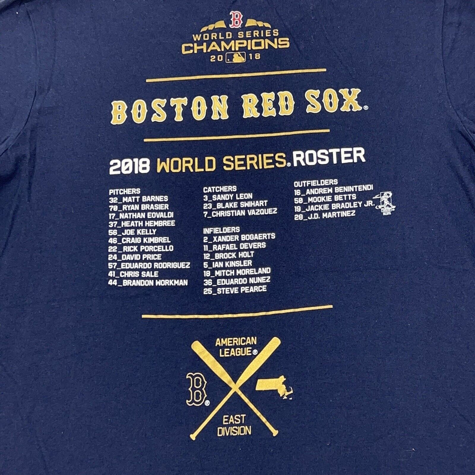 Nike Nike Boston Red Sox Athletic Cut World Series Graphic Tee Size M / US 6-8 / IT 42-44 - 11 Thumbnail