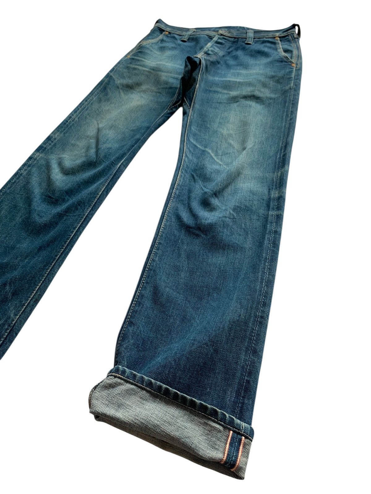 Kapital BRU NA BOINNE SELVEDGE JAPANESE RUSTY DISTRESSED DENIM Size US 29 - 5 Thumbnail