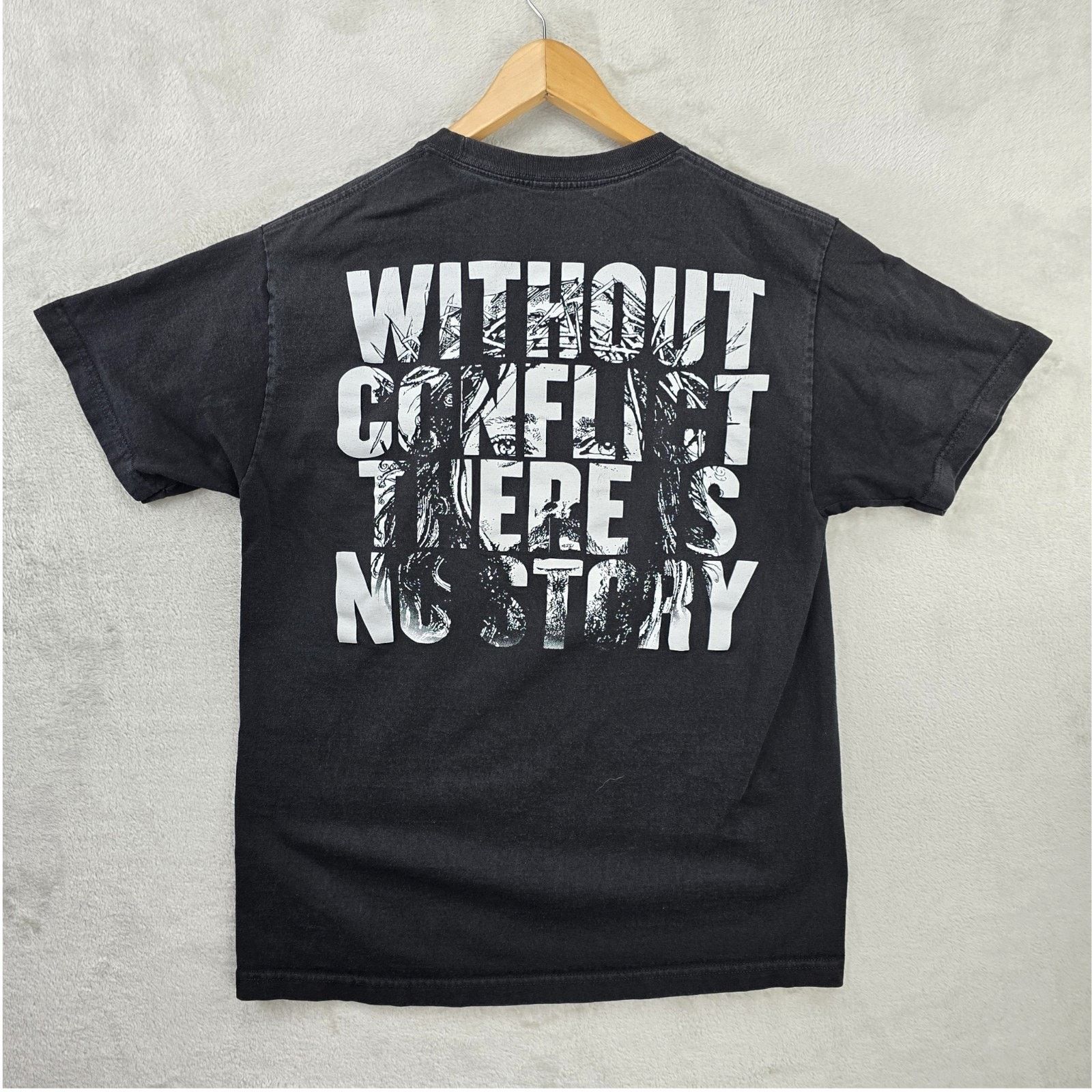 Other Blessed Jesus Shirt Mens Large Without Conflict No Story Y2K Size US L / EU 52-54 / 3 - 1 Thumbnail