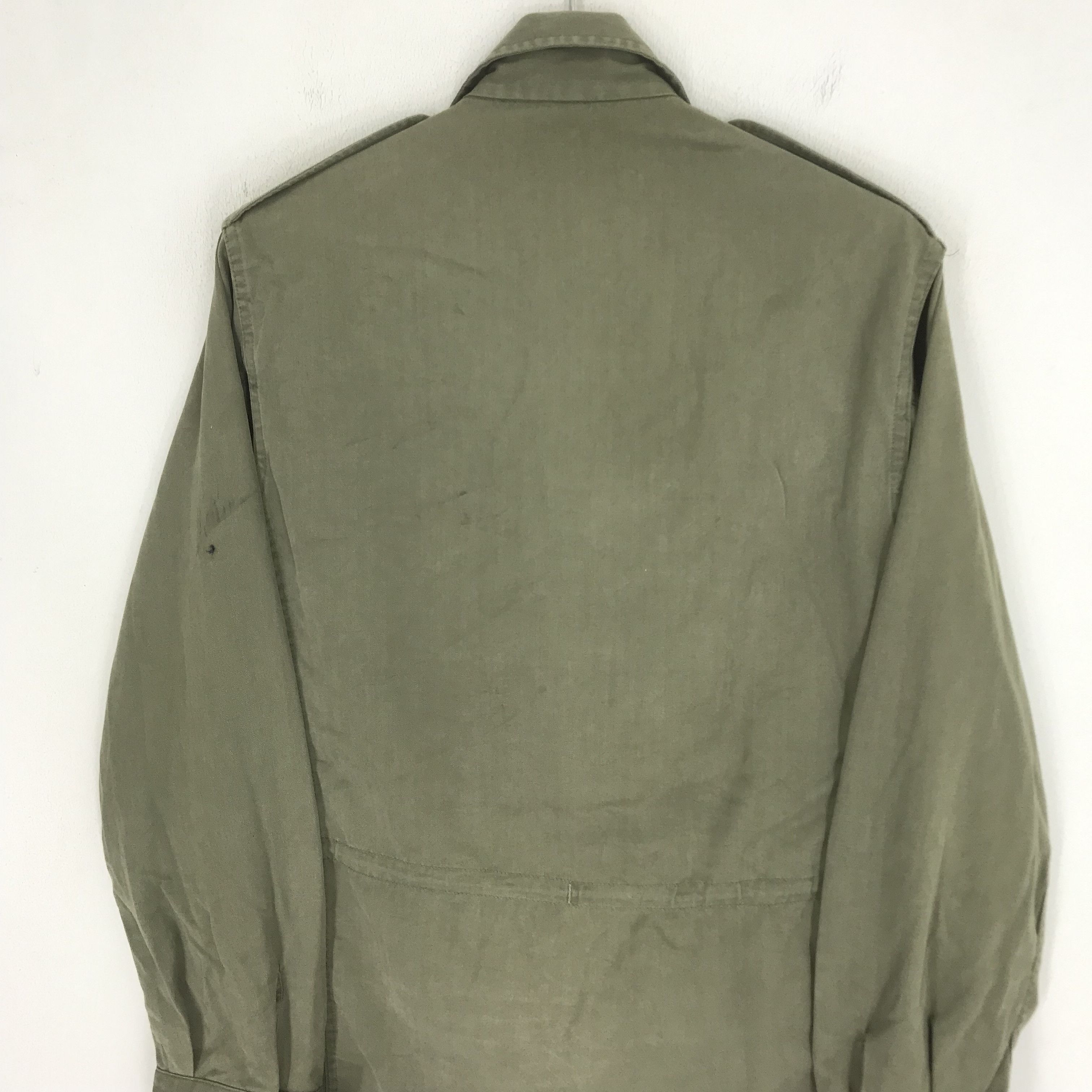 Vintage Vintage Army Field Jacket Olive Green Army Workers Jacket Size US S / EU 44-46 / 1 - 4 Thumbnail