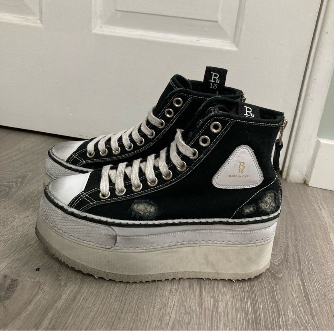 R13 Courtney Platform High Top Sneaker. 8 Size US 8 / IT 38 - 3 Thumbnail