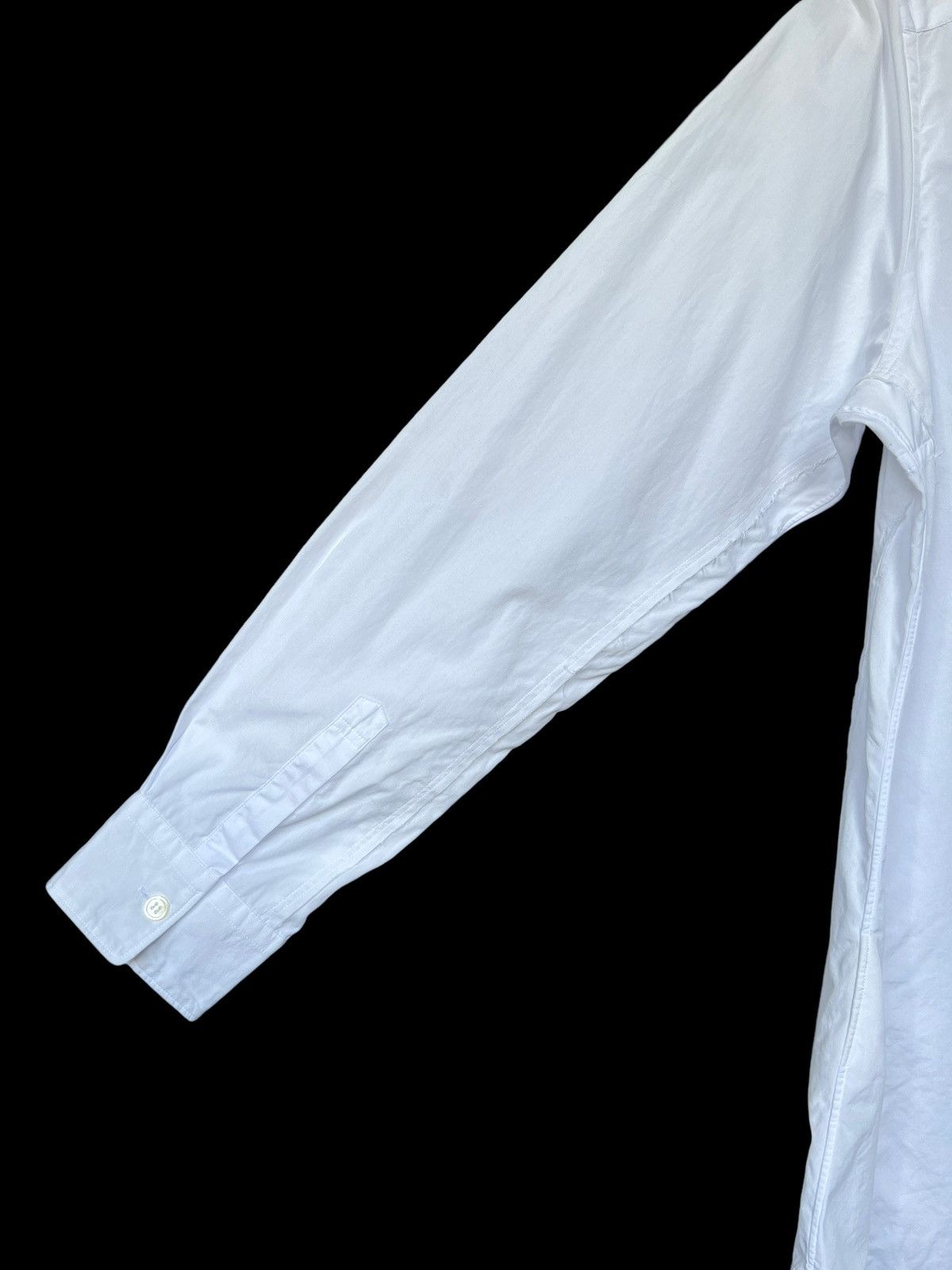 Comme des Garcons 2017 Comme des Garçons Shaped Cut-Off Button Up Shirt Size US L / EU 52-54 / 3 - 14 Thumbnail