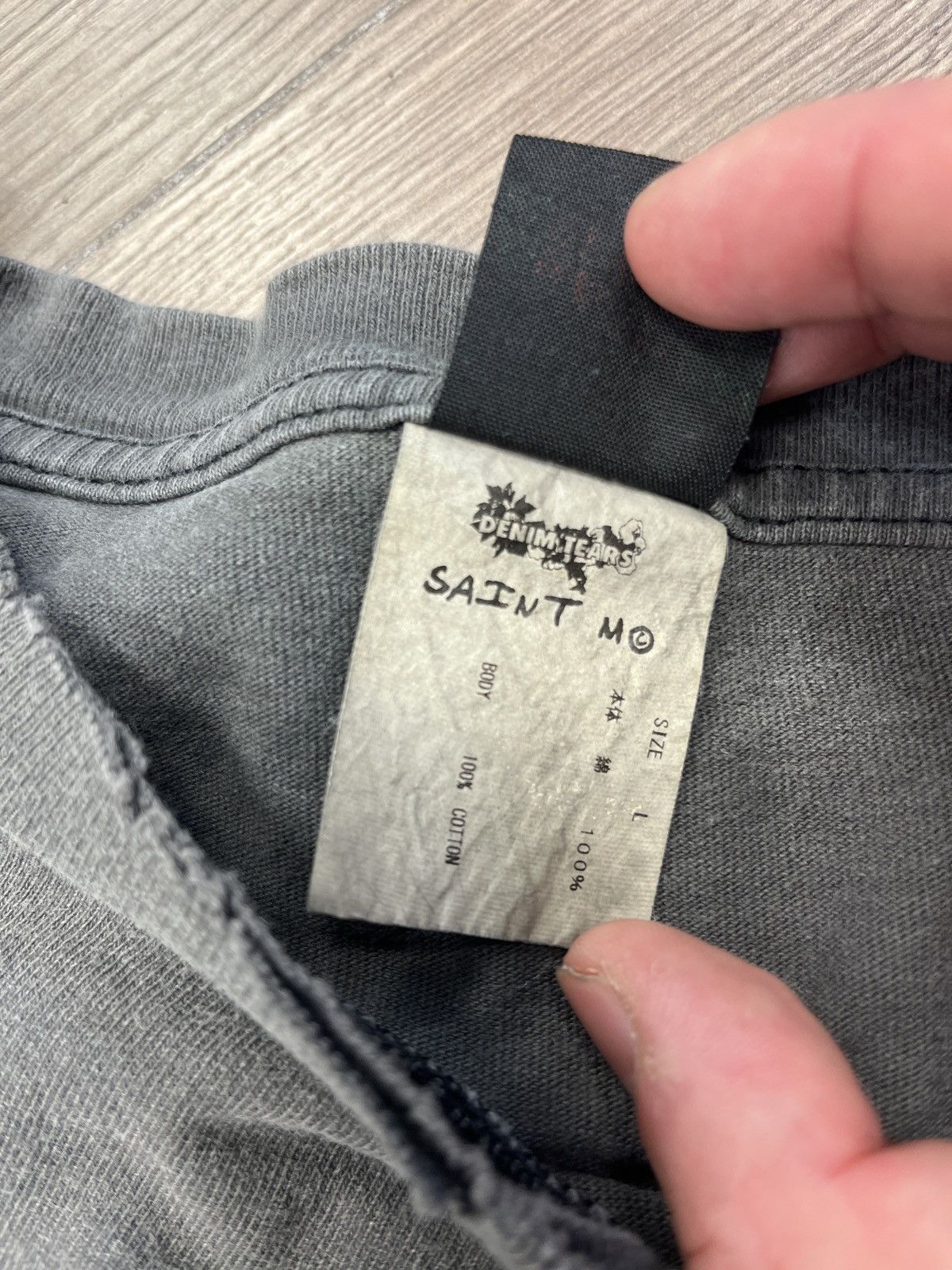 DENIM TEARS × Saint Michael Saint Michael denim tears hell hockey sticks LS large Size US L / EU 52-54 / 3 - 4 Thumbnail