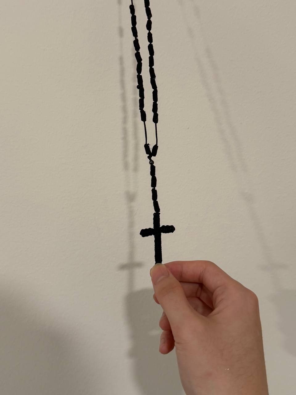 Number (N)ine NUMBER NINE 06ss Guns N'Roses CROSS rosario NECKLACE