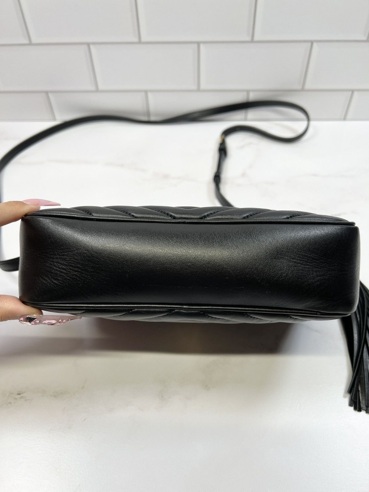 Yves Saint Laurent YSL Yves Saint Laurent Lou Camera Zip Bag Crossbody Purse Size ONE SIZE - 5 Thumbnail