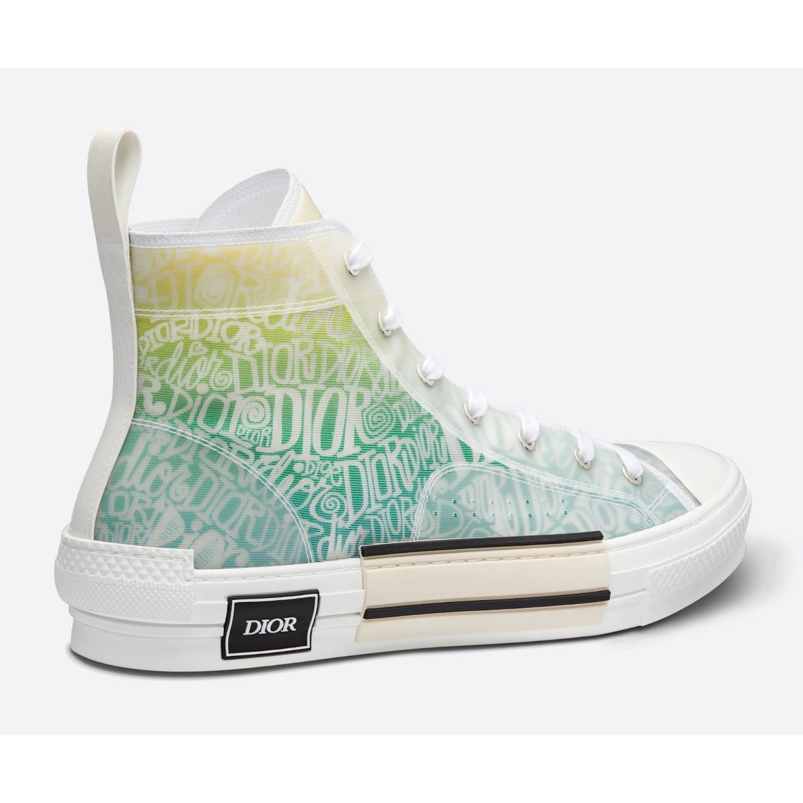 Dior Dior Mens B23 Shawn Stussy Multicolor Logo High Top Sneaker Size US 11 / EU 44 - 11 Thumbnail