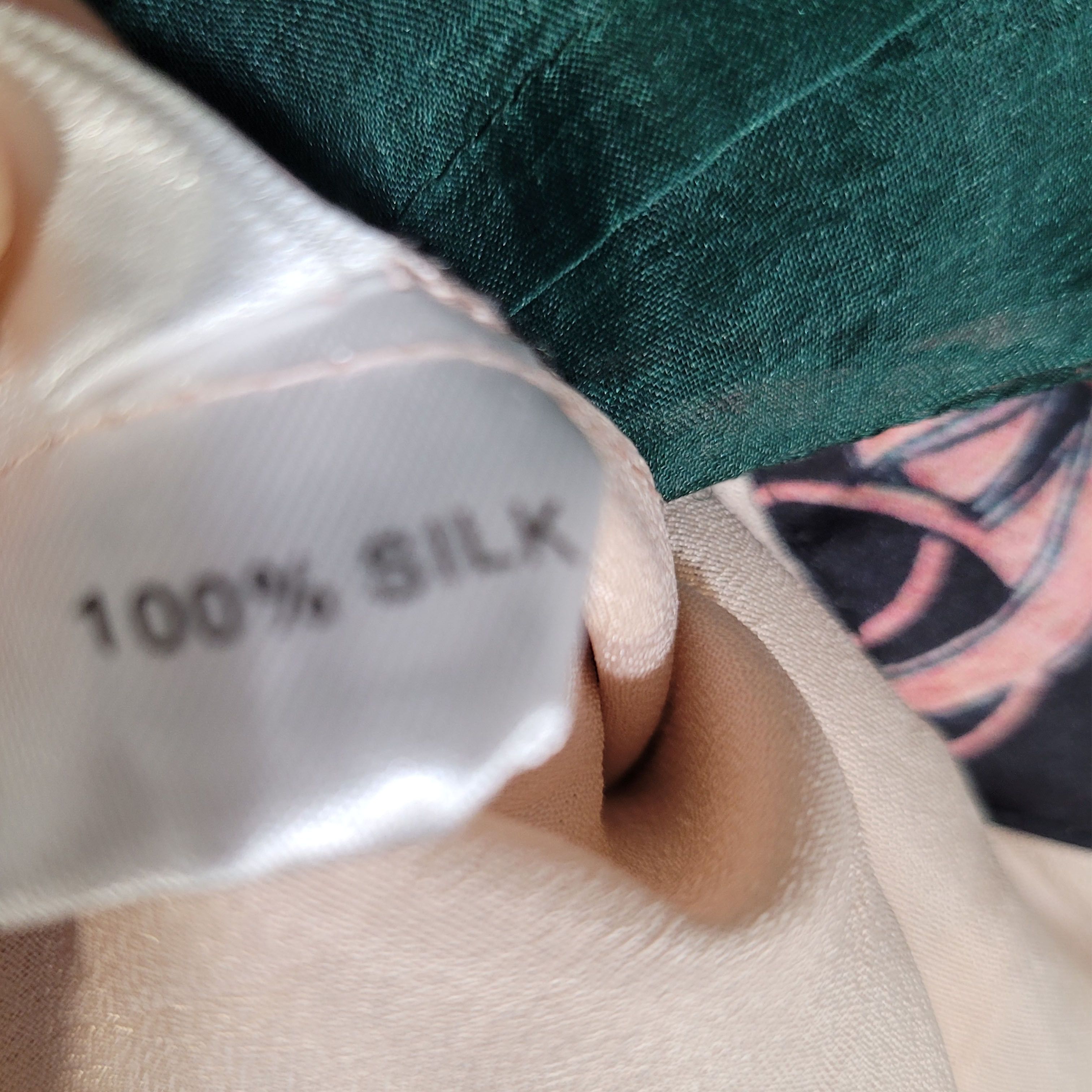 Other Women's 100& Silk Size S Short Sleeve Top Shirt SCB821 Size S / US 4 / IT 40 - 2 Thumbnail