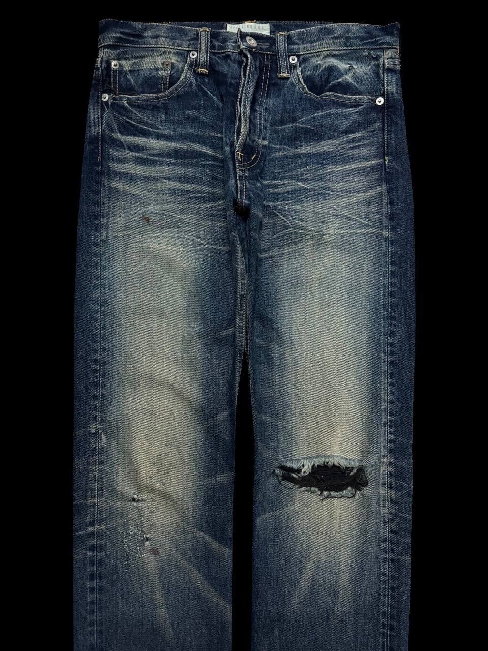 Spellbound INSANE 90s Spellbound Rusty Mudwash Distressed Ripped Jeans Size US 29 - 3 Thumbnail