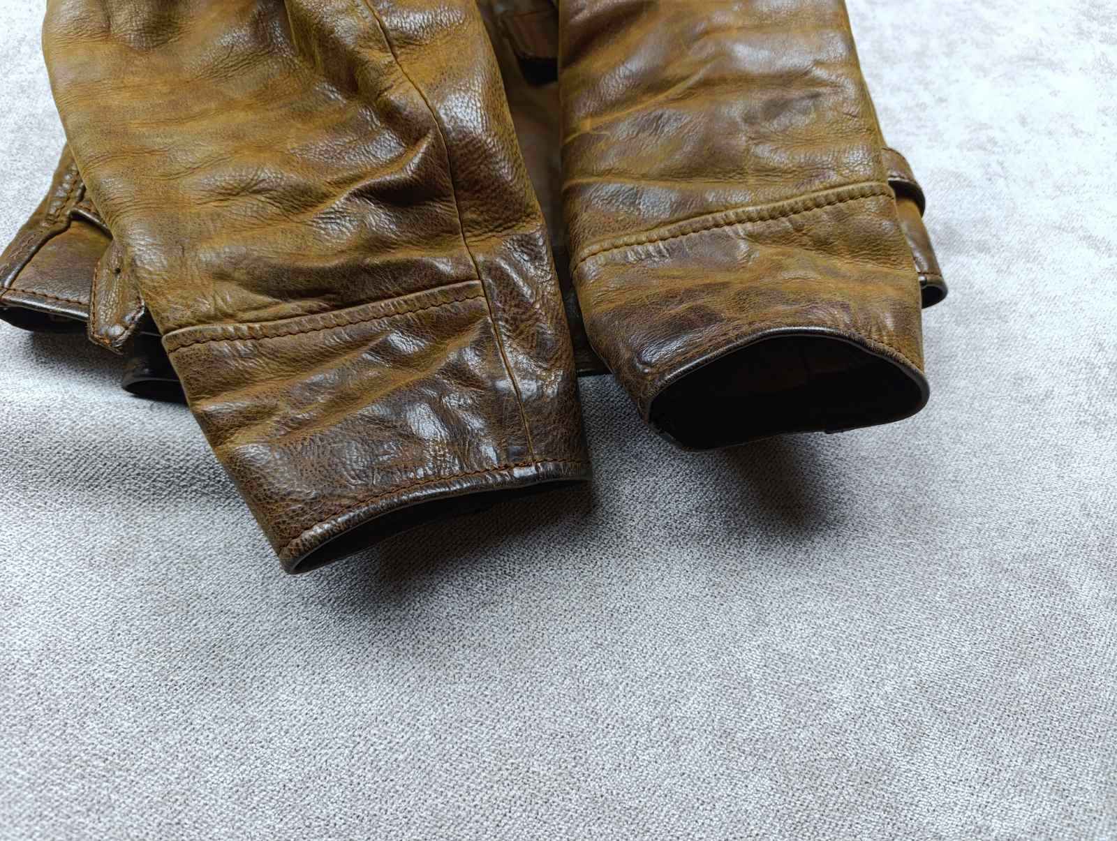 Vera Pelle CONQUET VERA PELLE VINTAGE LEATHER MENS FLYING JACKET Size US M / EU 48-50 / 2 - 5 Thumbnail
