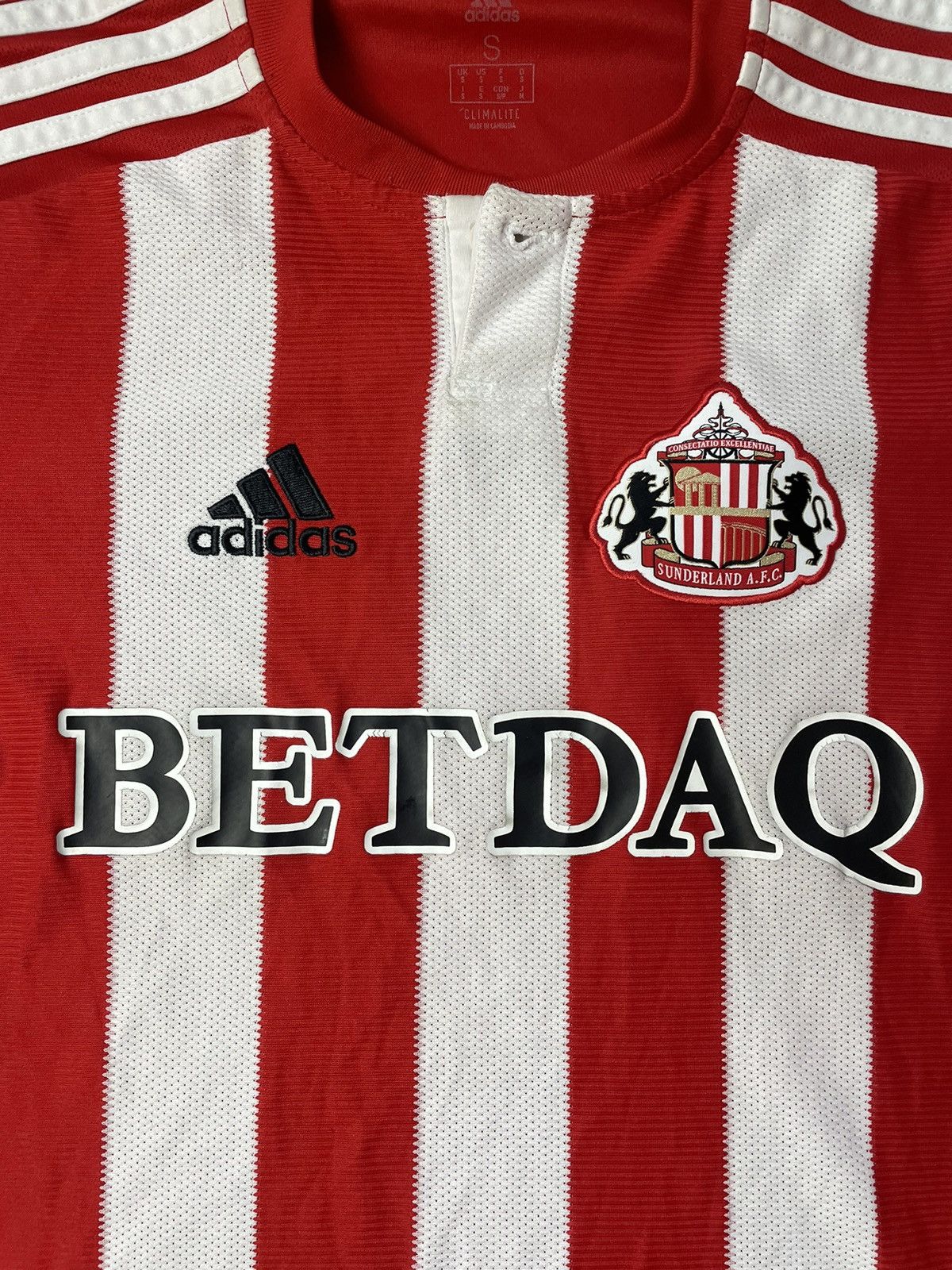 Adidas SUNDERLAND 2018-19 HOME FOOTBALL SHIRT SOCCER JERSEY ADIDAS Size US S / EU 44-46 / 1 - 3 Thumbnail
