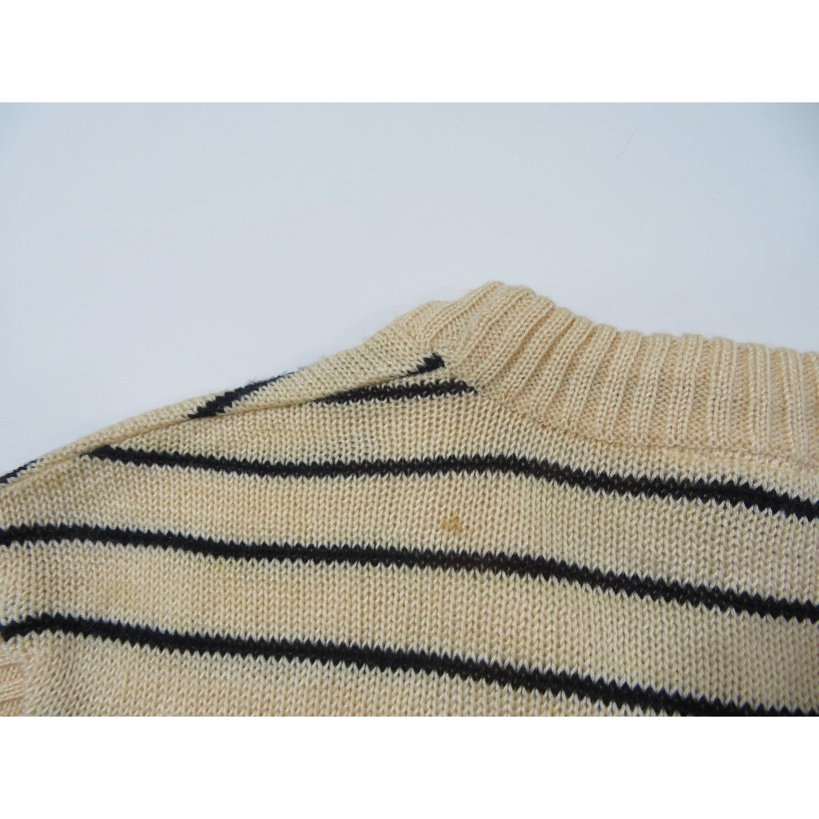 Other Addenda Acrylic Knit Top Blouse Set, Striped, Sz L 1970s Size L / US 10 / IT 46 - 7 Thumbnail