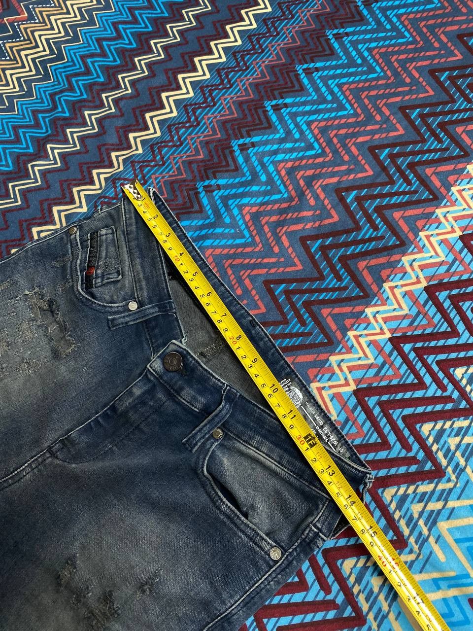 Diesel × Japanese Brand × Vintage Vintage Diesel Faded Distressed Y2K Jeans Size 29" - 8 Thumbnail