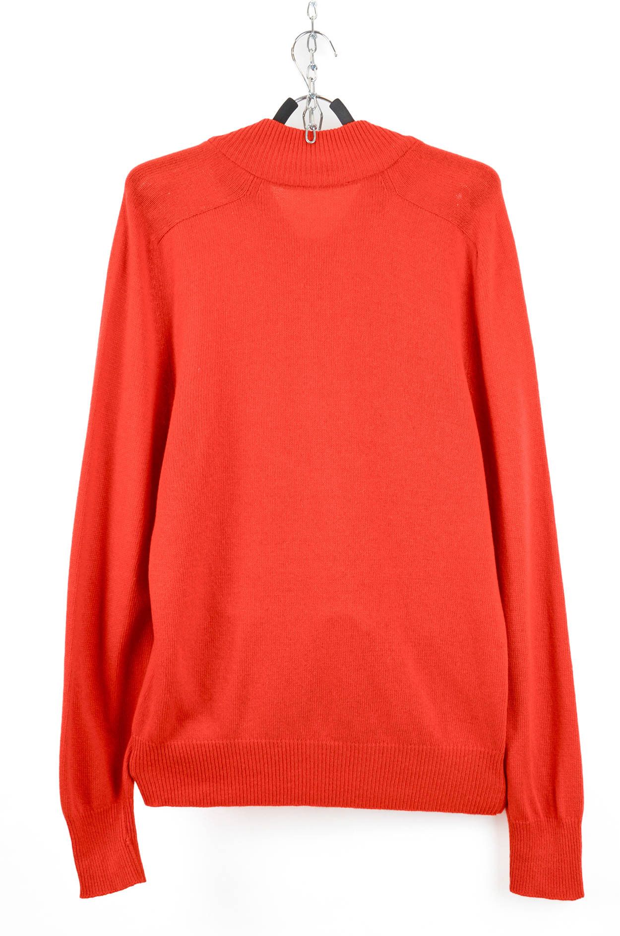 Fedeli Fedeli Red Cashmere Zip-Up Cardigan - Size IT50 Size US M / EU 48-50 / 2 - 2 Thumbnail
