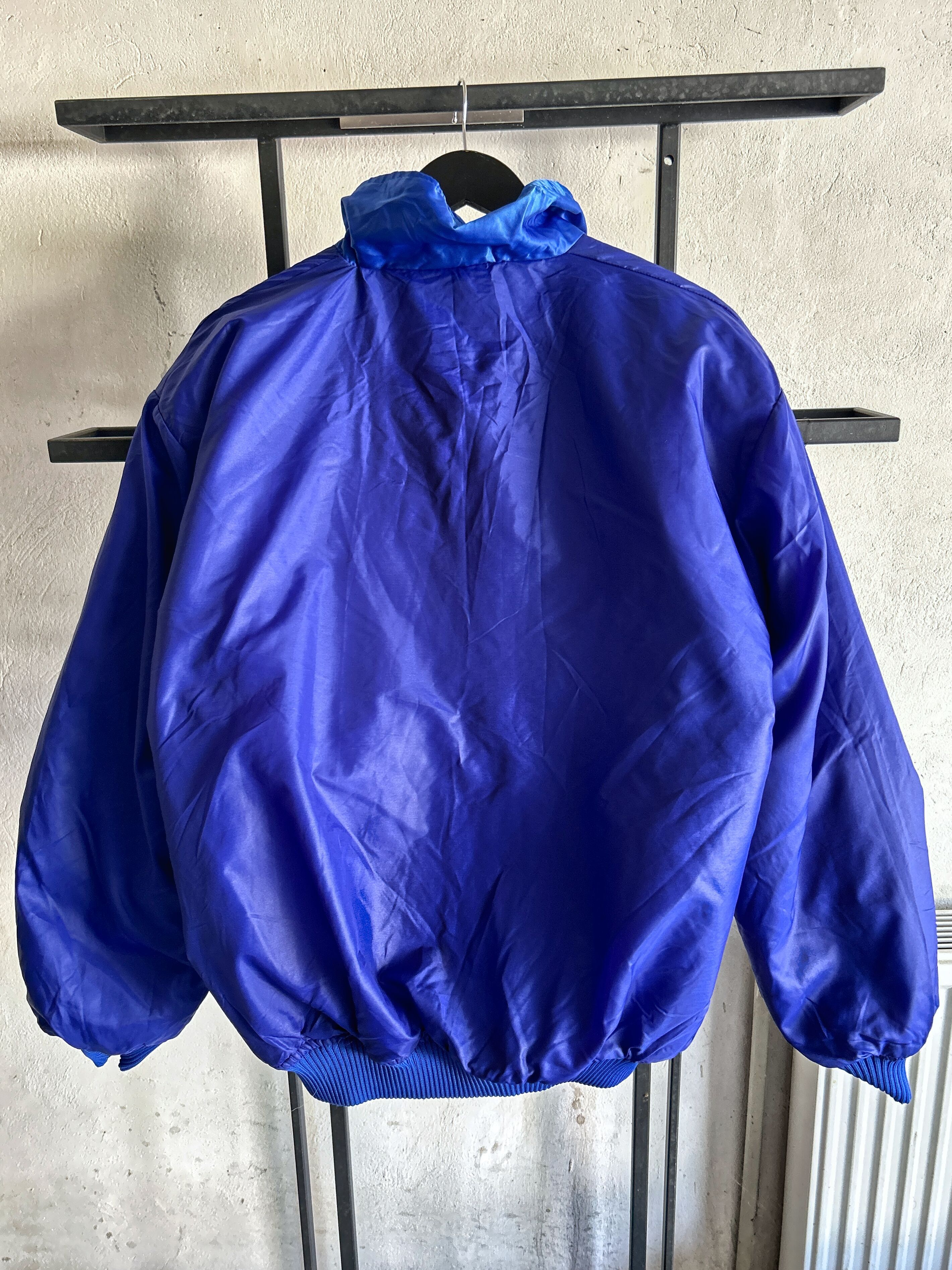 Vintage Blue Puffer Bomber Jacket Minimal Oversized Outerwear Size US M / EU 48-50 / 2 - 4 Thumbnail