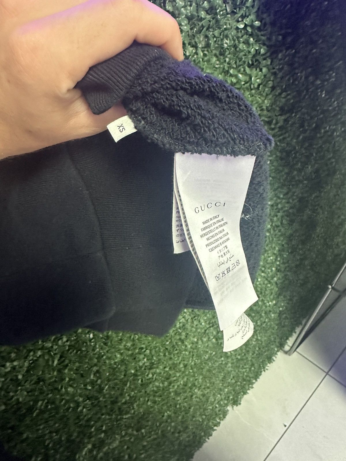 Gucci Gucci Emblem Hoodie Black Size US XS / EU 42 / 0 - 4 Thumbnail