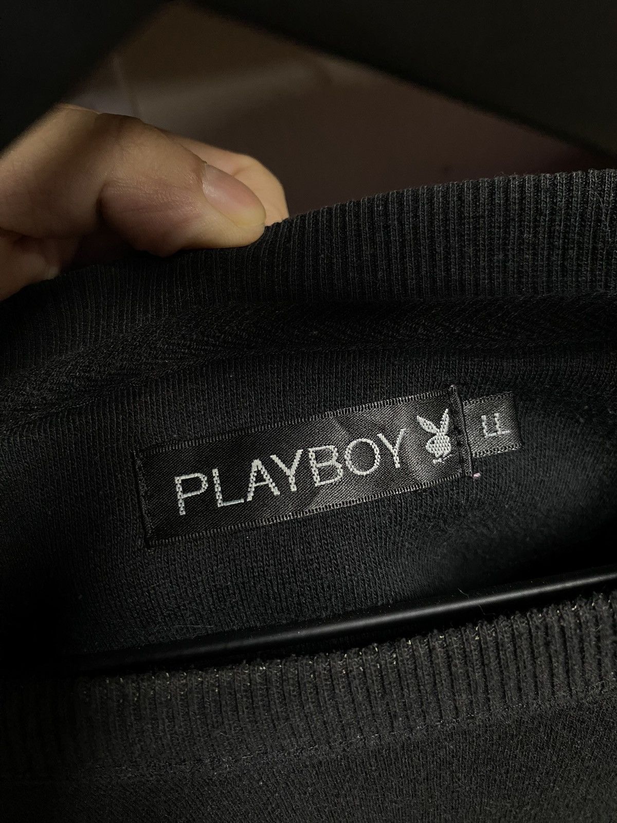 Vintage 00’ Vintage Playboy Black Crewneck Y2K XLarge Size US XL / EU 56 / 4 - 7 Thumbnail