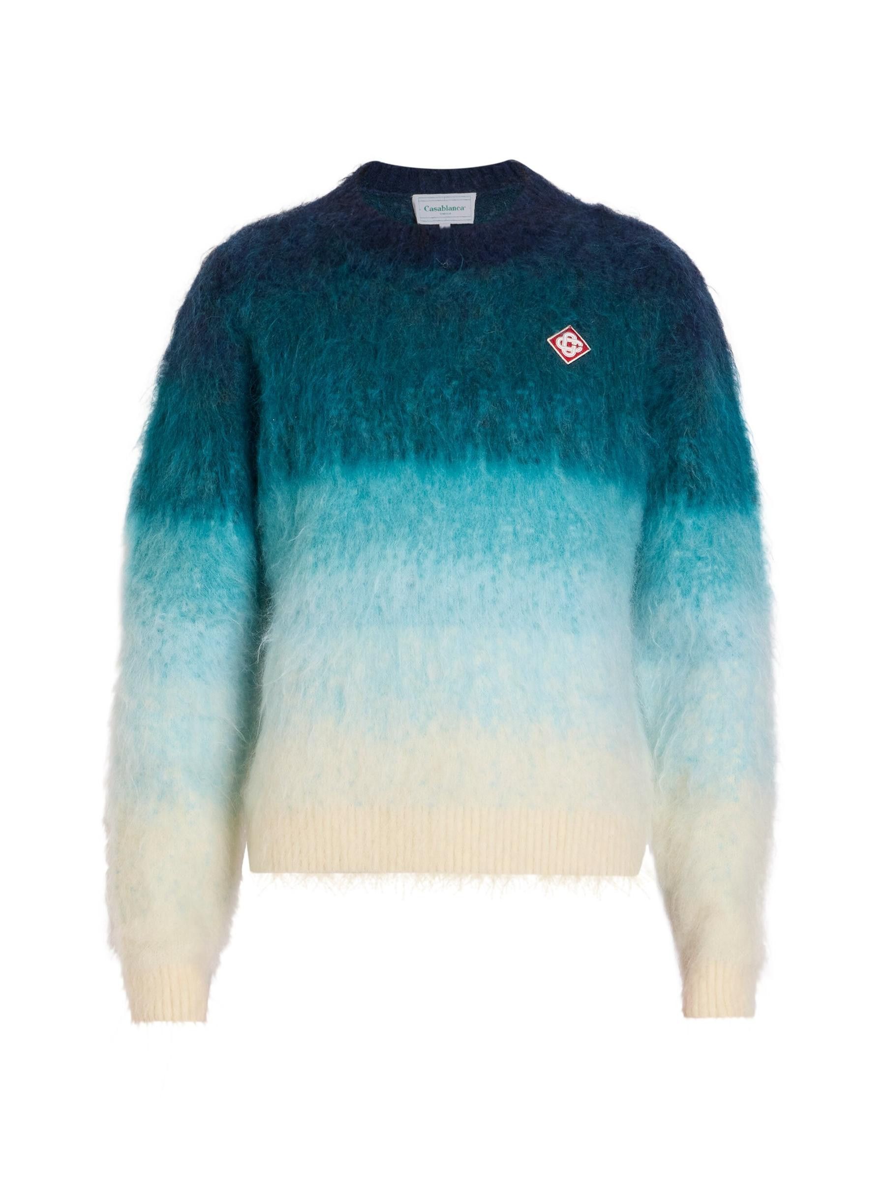os11x0725 Venus As A Boy Gradient Mohair & Wool Sweater