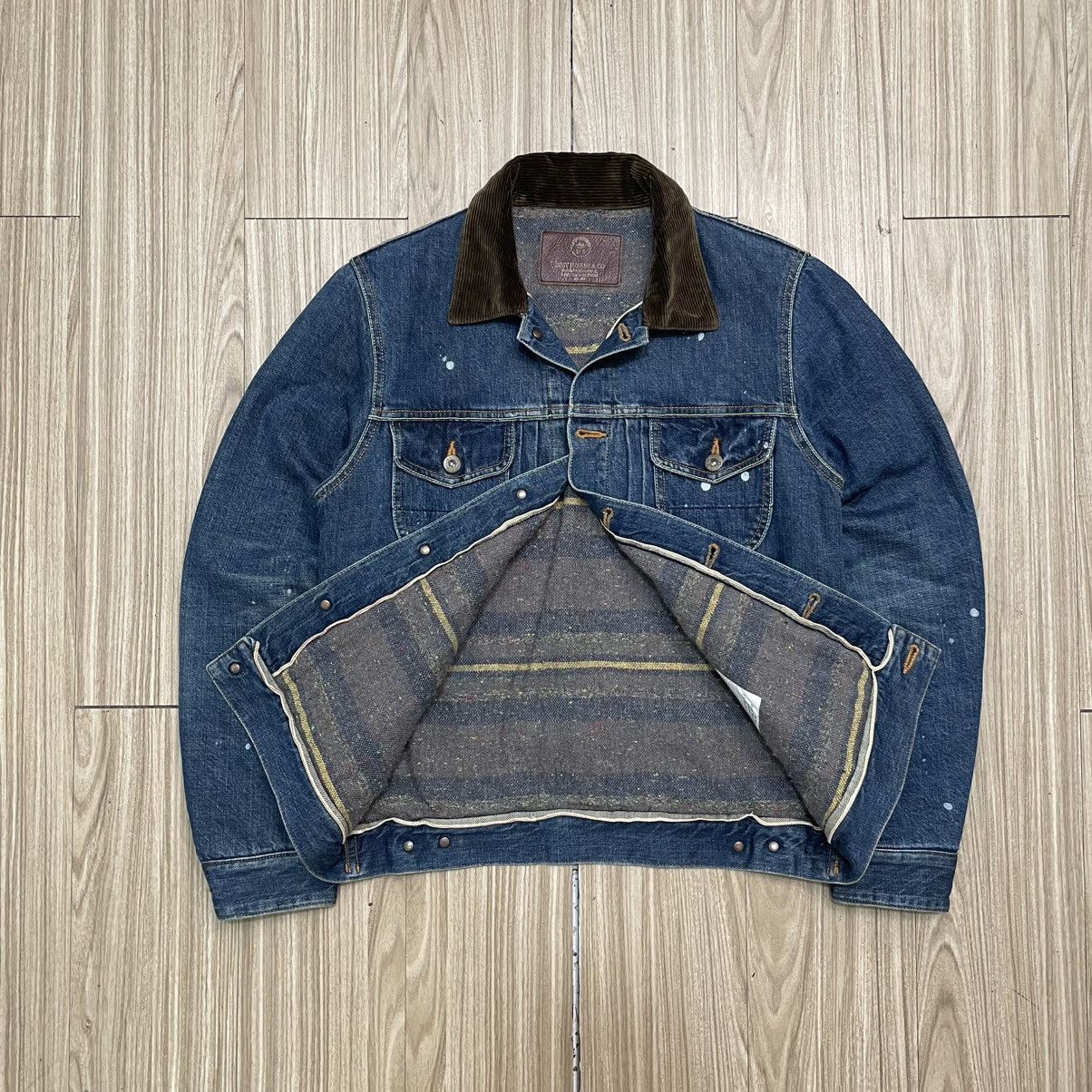 Splendid Denim Jacket - Lost Dessau denim selvedge inner blanket Size US M / EU 48-50 / 2 - 5 Thumbnail