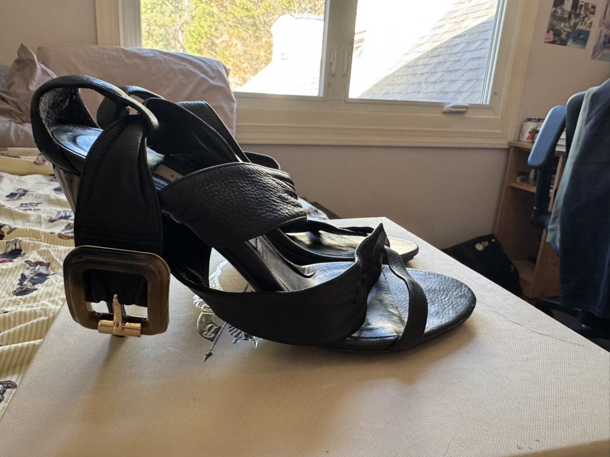 Burberry Burberry Trench Buckle Marham 100 Sandal Heel Size US 10 / IT 40 - 4 Thumbnail