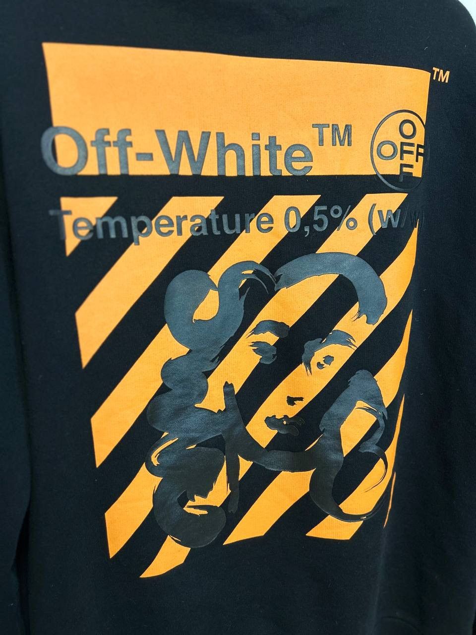 Off-White Off-White Temperature Zip Hoodie Black Size US XL / EU 56 / 4 - 3 Thumbnail