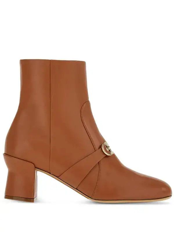 Salvatore Ferragamo o1y0426 Ankle Boots in Camel Size US 9.5 / IT 39.5 - 1 Thumbnail