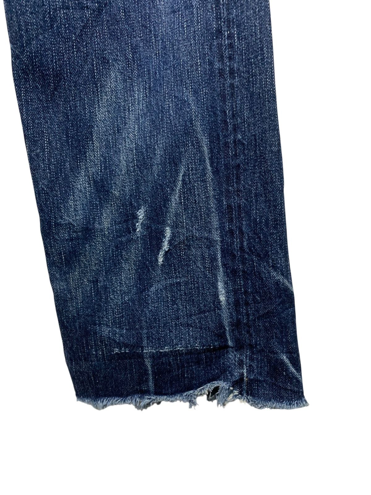 RRL Ralph Lauren RRL distressed raw hem selvedge jeans Size US 28 / EU 44 - 2 Thumbnail